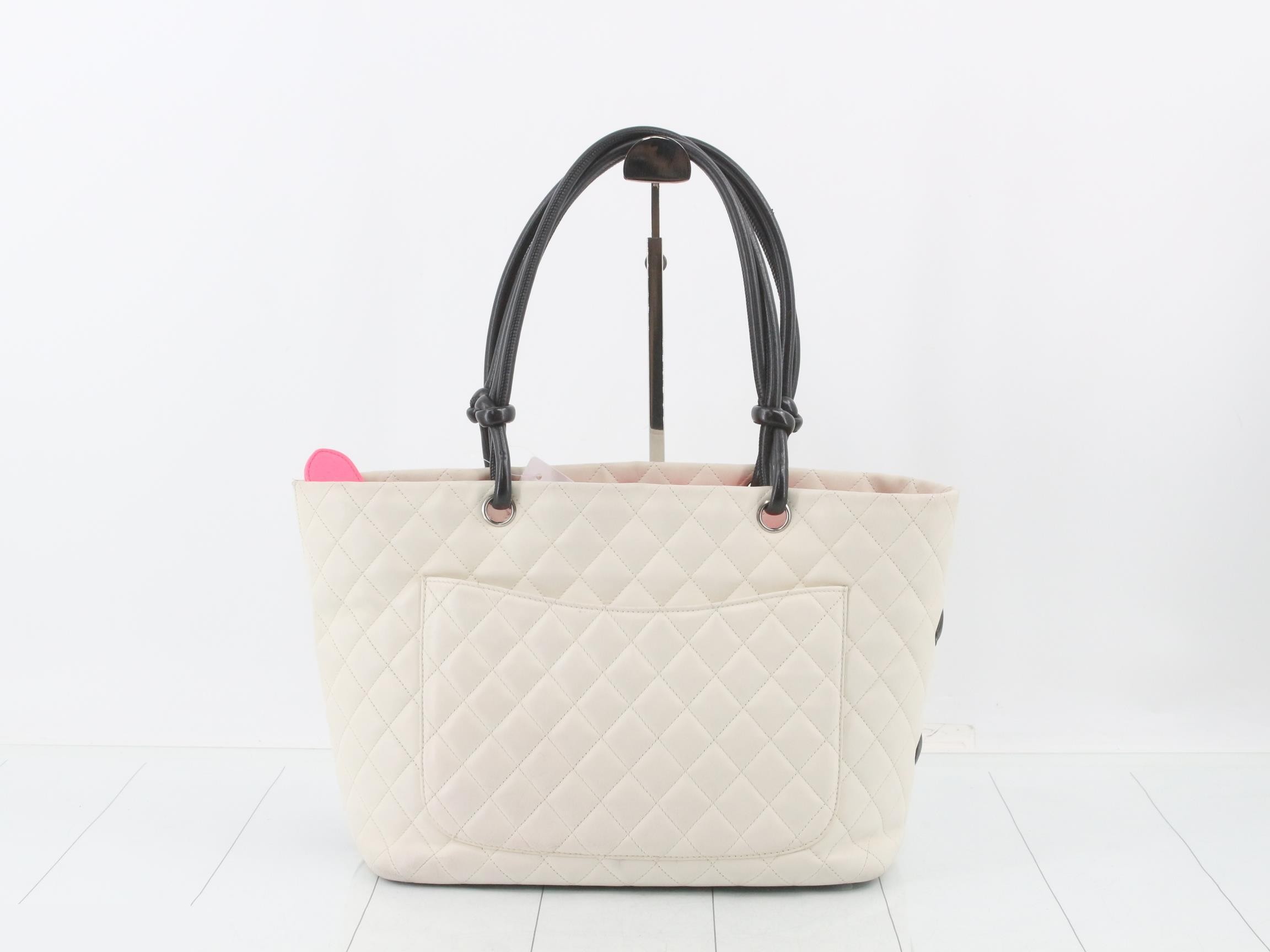 Cambon Line (Bag) - Tote Bag GM - White/Black — view 2