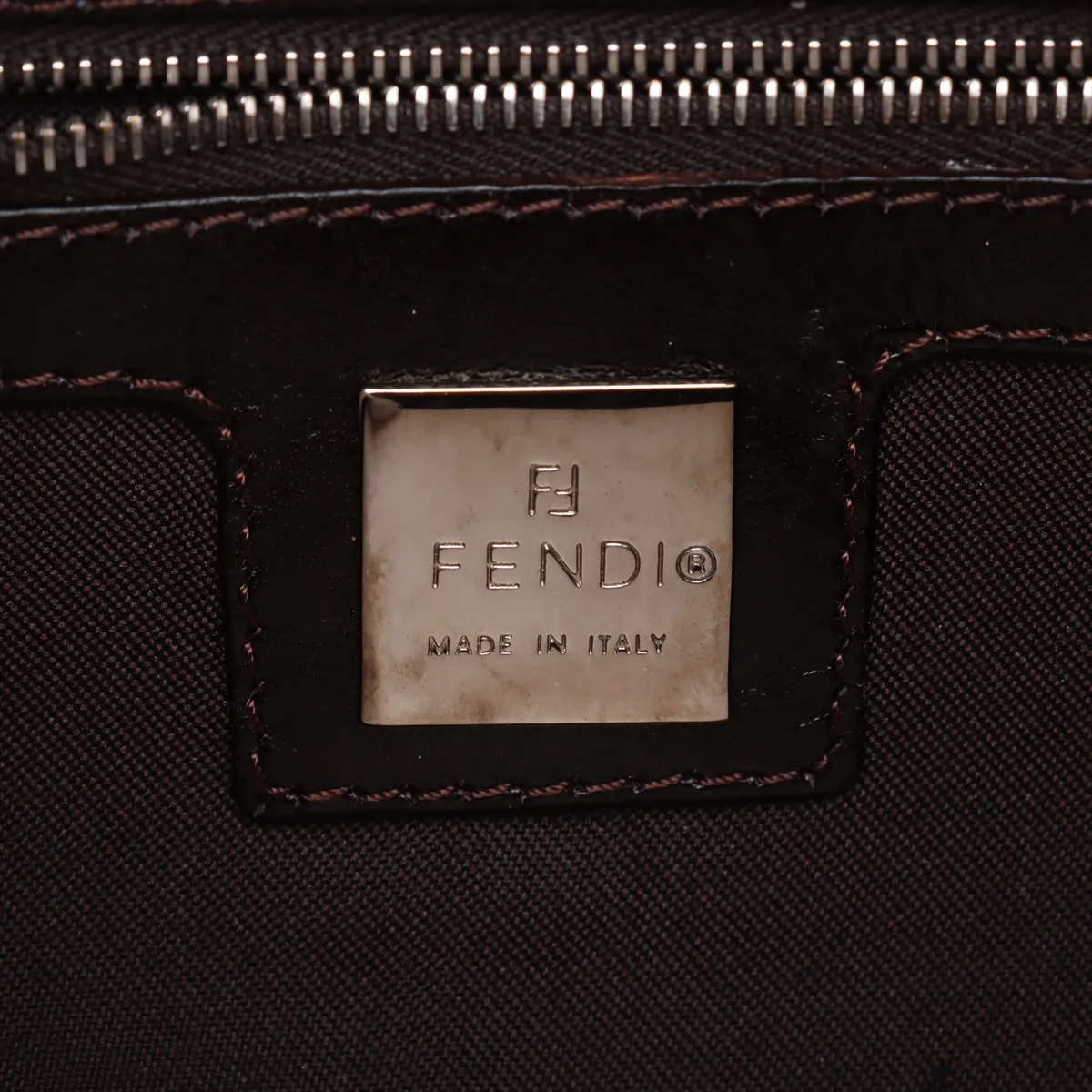 Mamma Bucket Harako x Leather Shoulder Bag Brown x Yellow 26424 — view 9