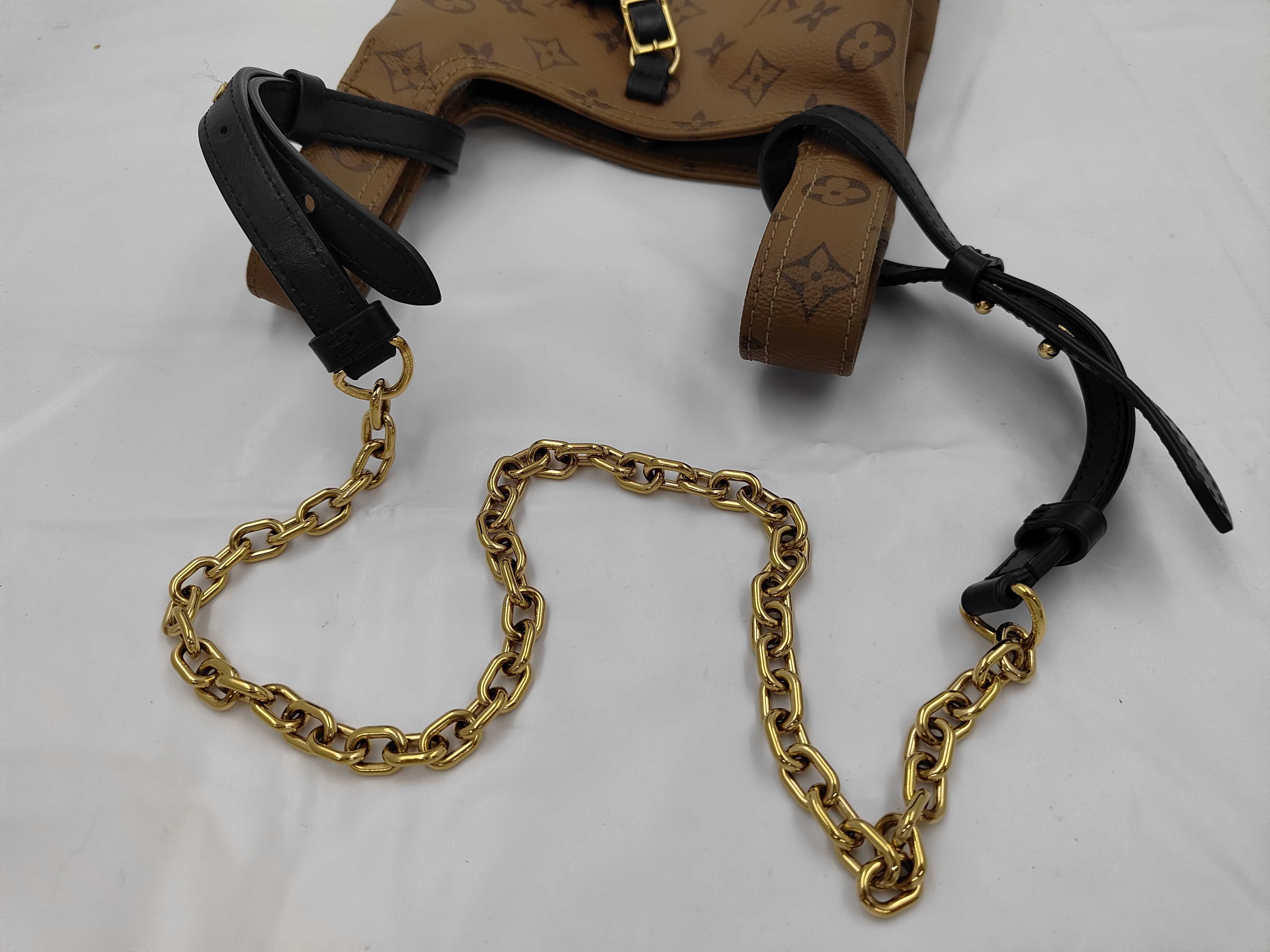 Monogram Reverse Atlantis BB M46816 Brown Handbag — view 3