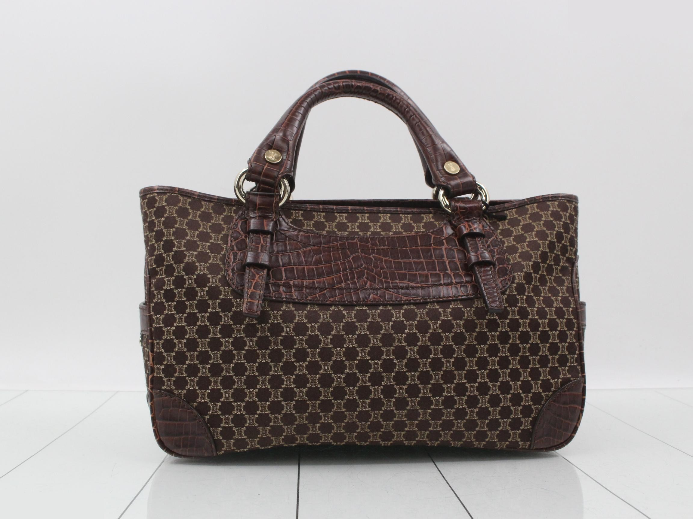 Macadam Crocodile Embossed Boogie Bag Handbag — view 2