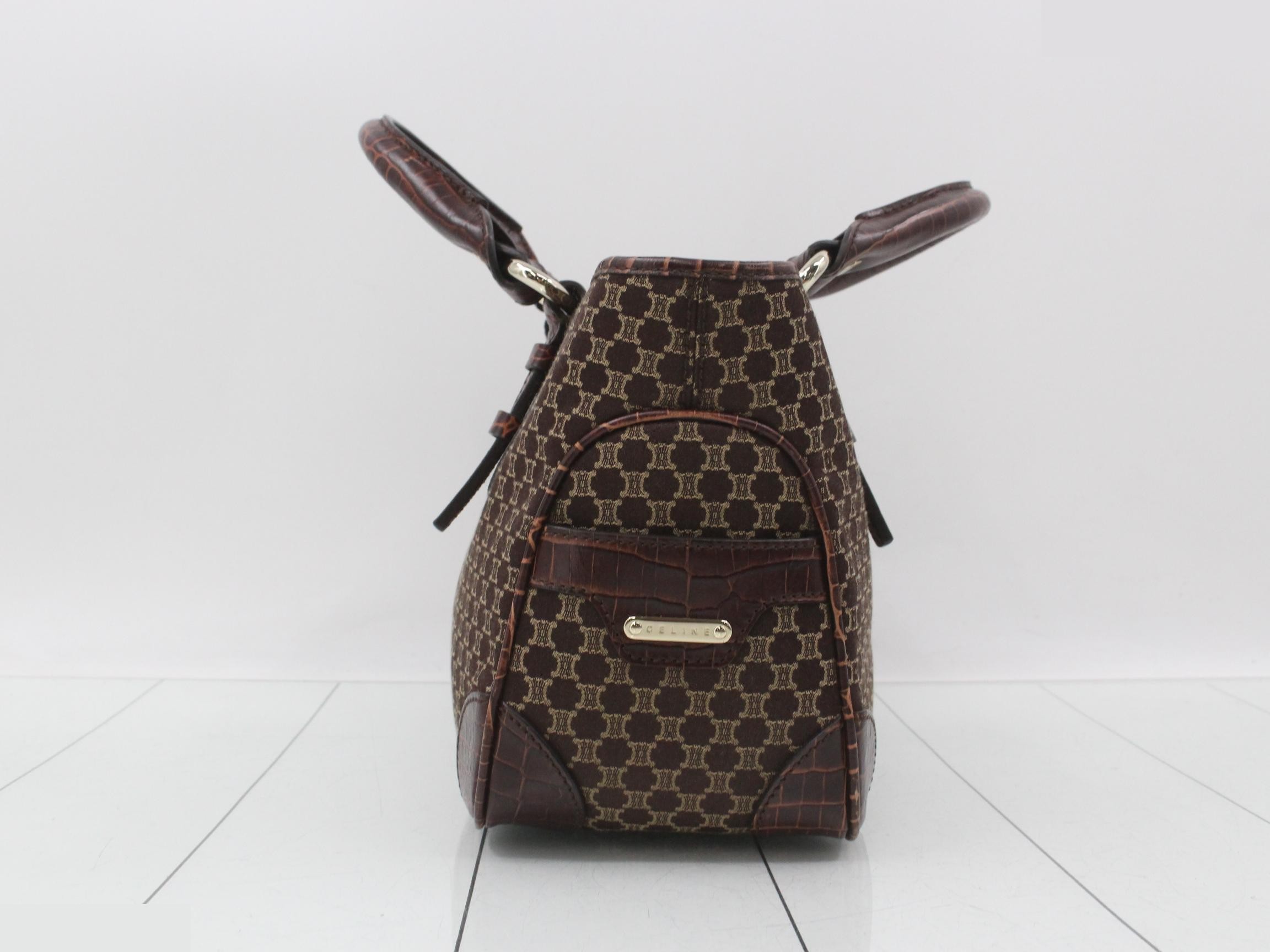 Macadam Crocodile Embossed Boogie Bag Handbag — view 3