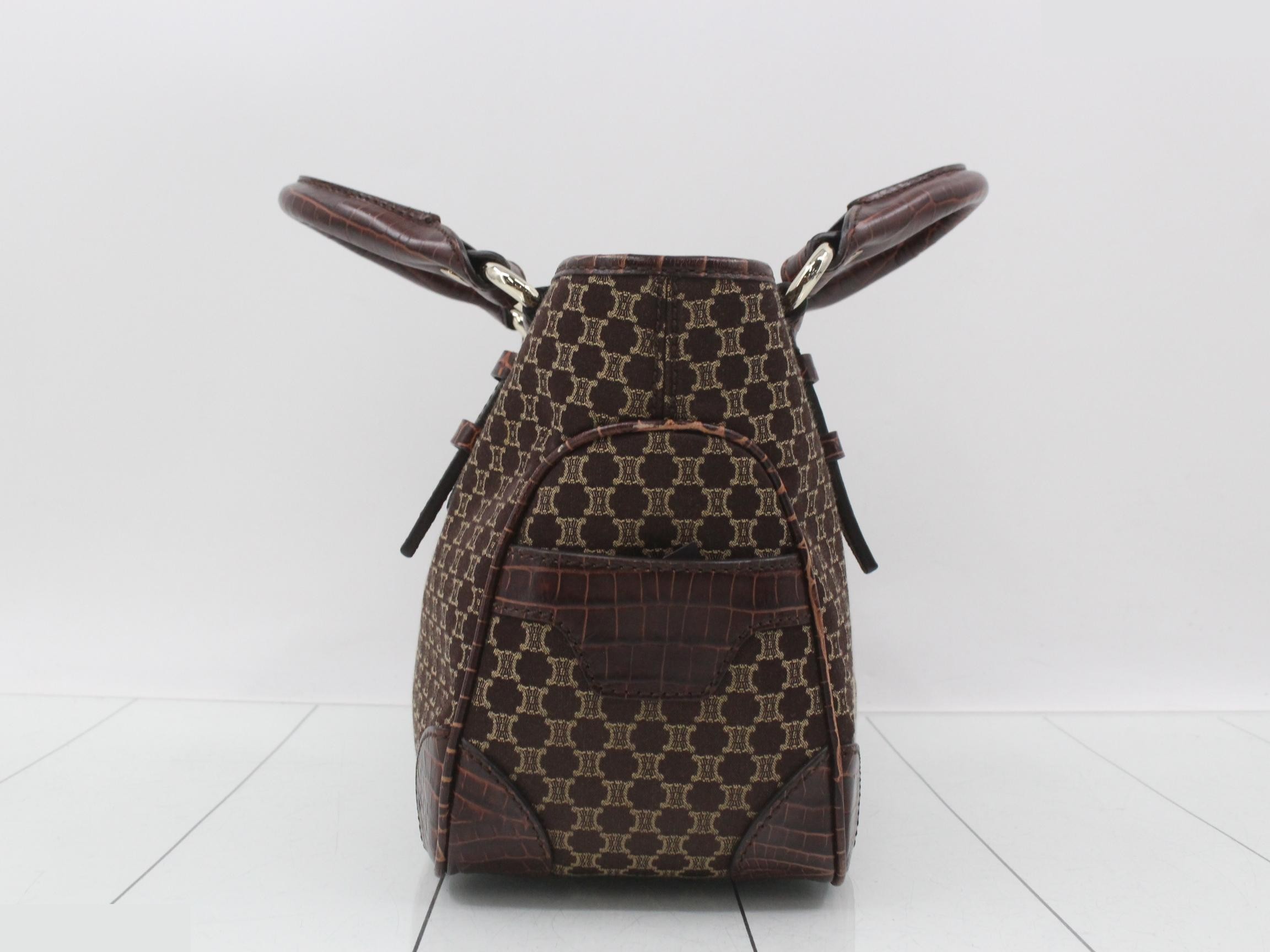 Macadam Crocodile Embossed Boogie Bag Handbag — view 4