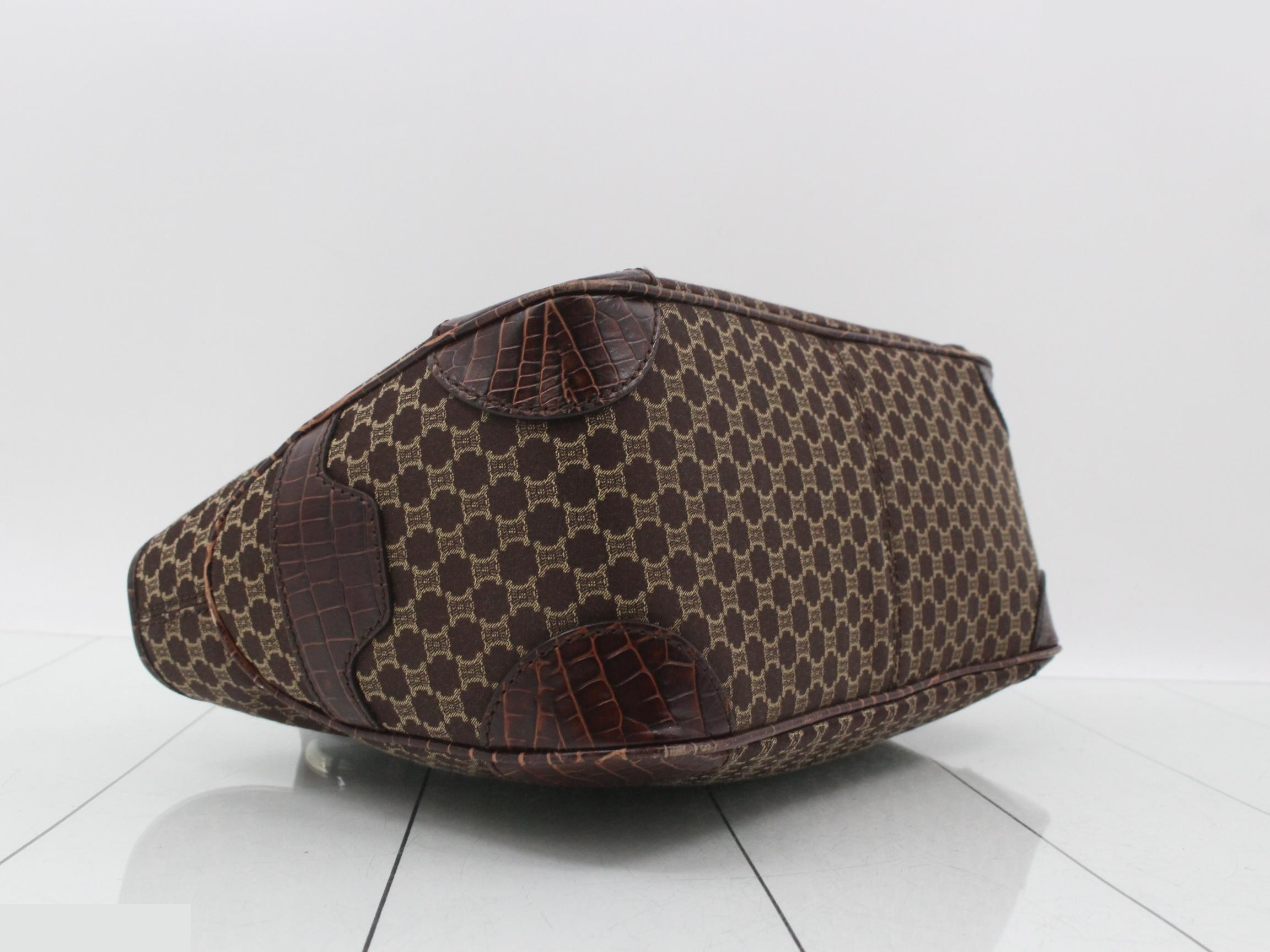 Macadam Crocodile Embossed Boogie Bag Handbag — view 5