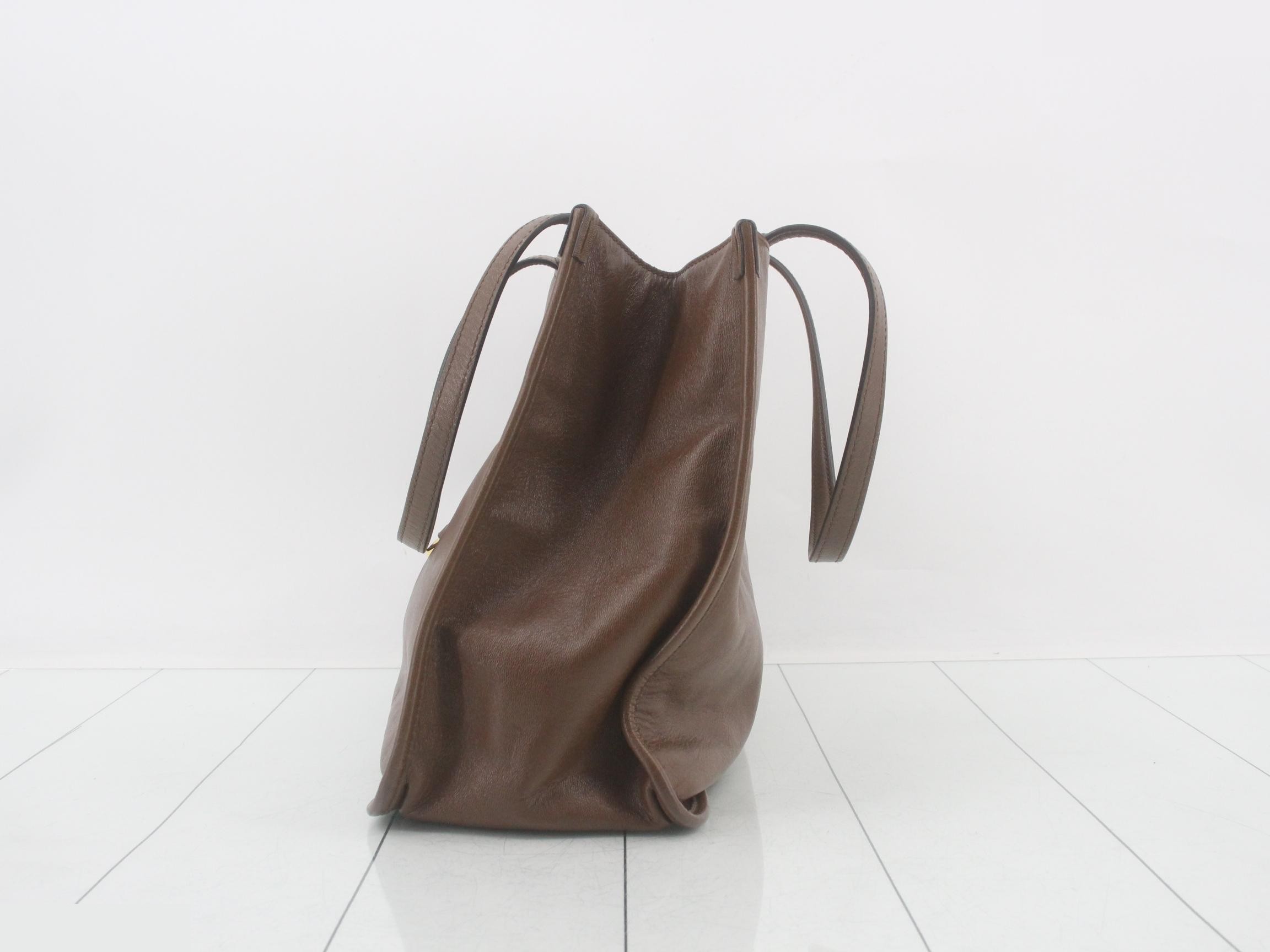1955 Horsebit Leather Tote Bag — view 3