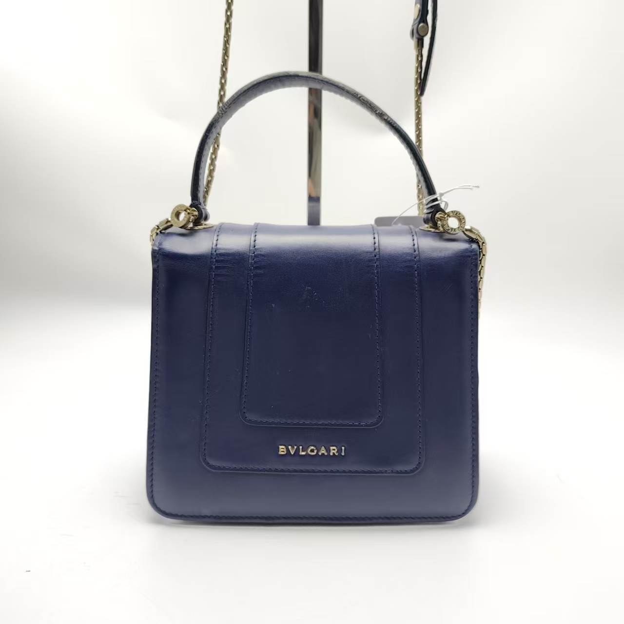【*Shipped from: China*】BVLGARI Bulgari Serpenti Forever Leather Shoulder Bag — view 3