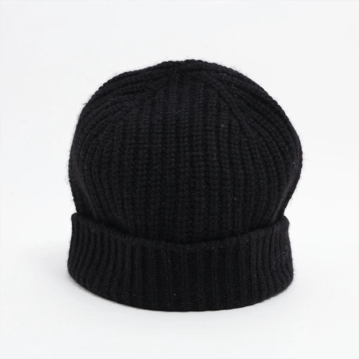 2AA32384D Triomphe Knit Cap Cashmere Black — view 3