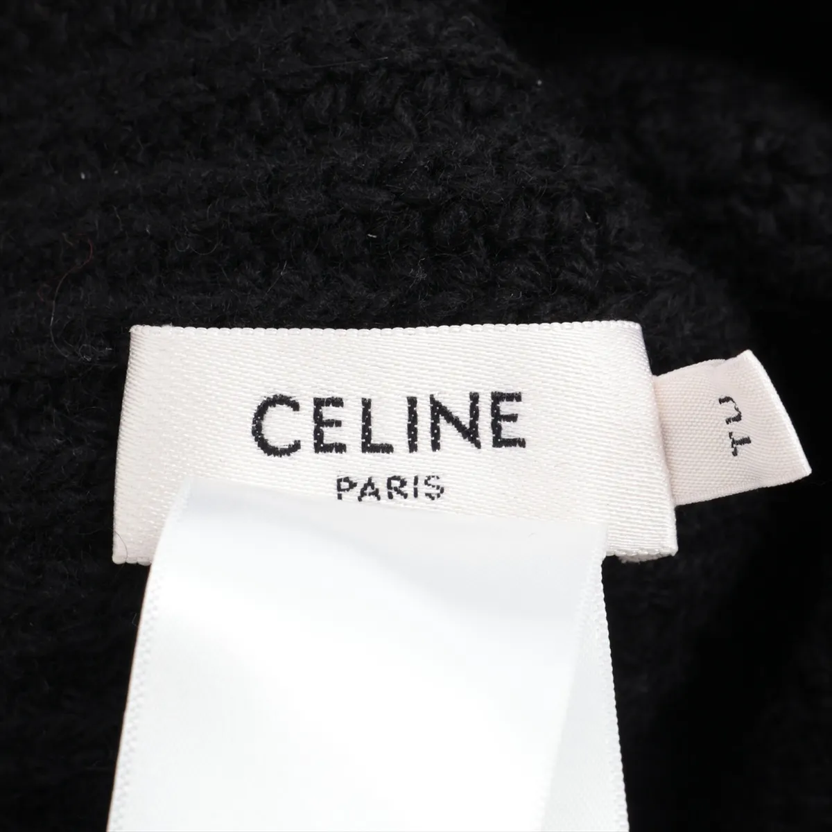 2AA32384D Triomphe Knit Cap Cashmere Black — view 5