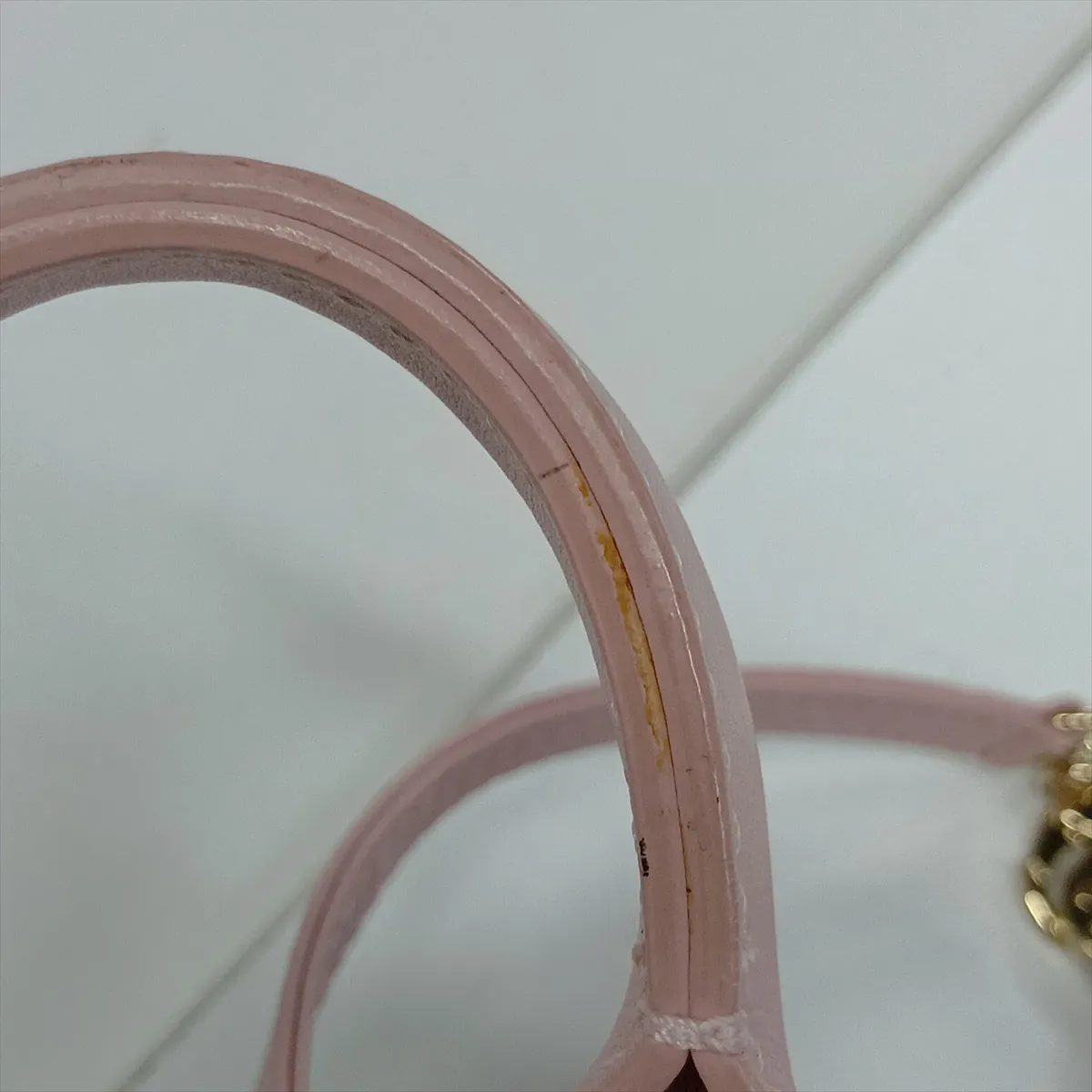 Deauville Tweed Chain Backpack, Pink with Gold Hardware, Item No. 27318418 (Serial No. 27) — view 12