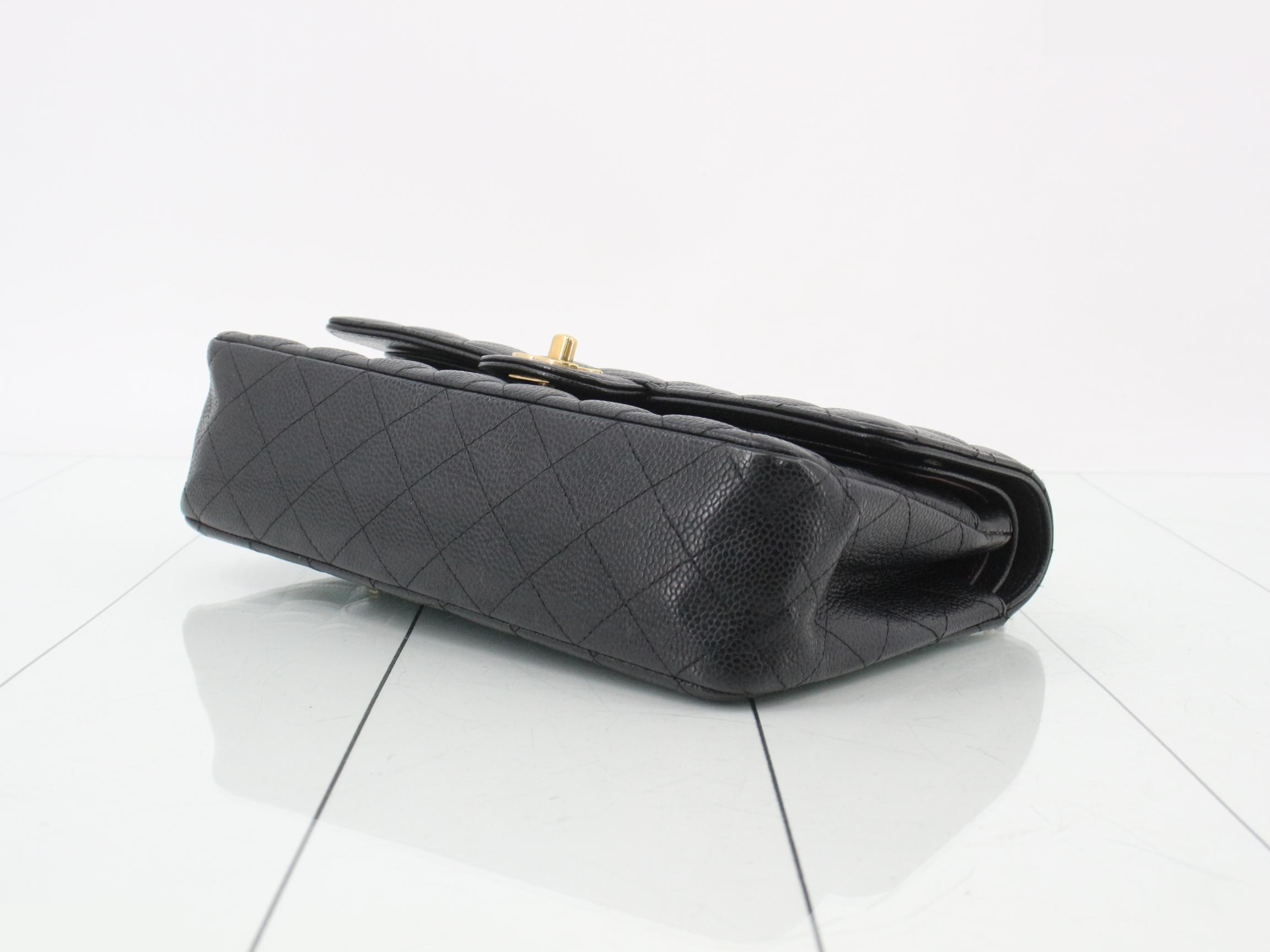 Classic Chain Clutch, Grained Calfskin — view 6