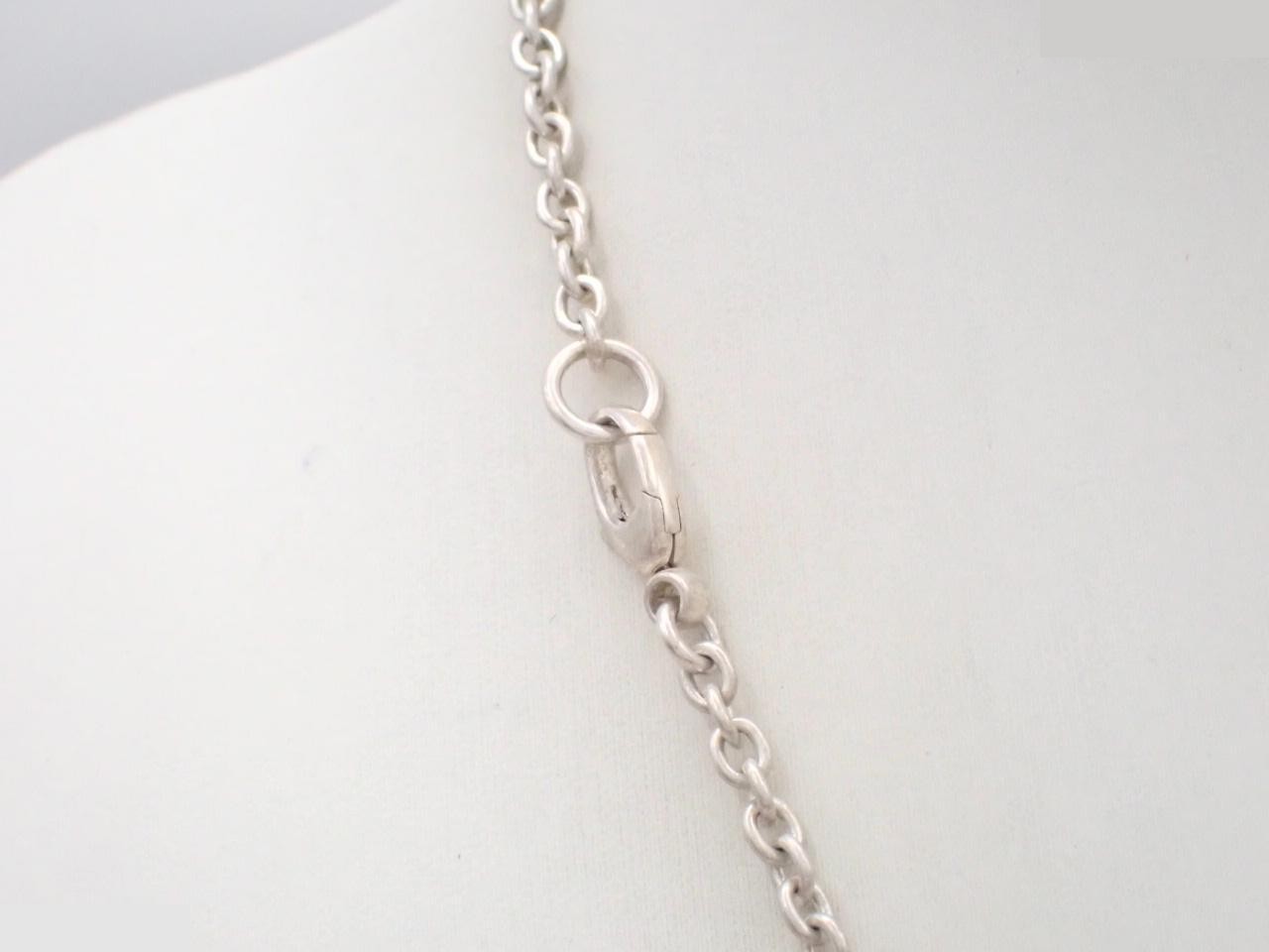 Silver necklace, Ag925/25.2g, chain approximately 50cm — view 2
