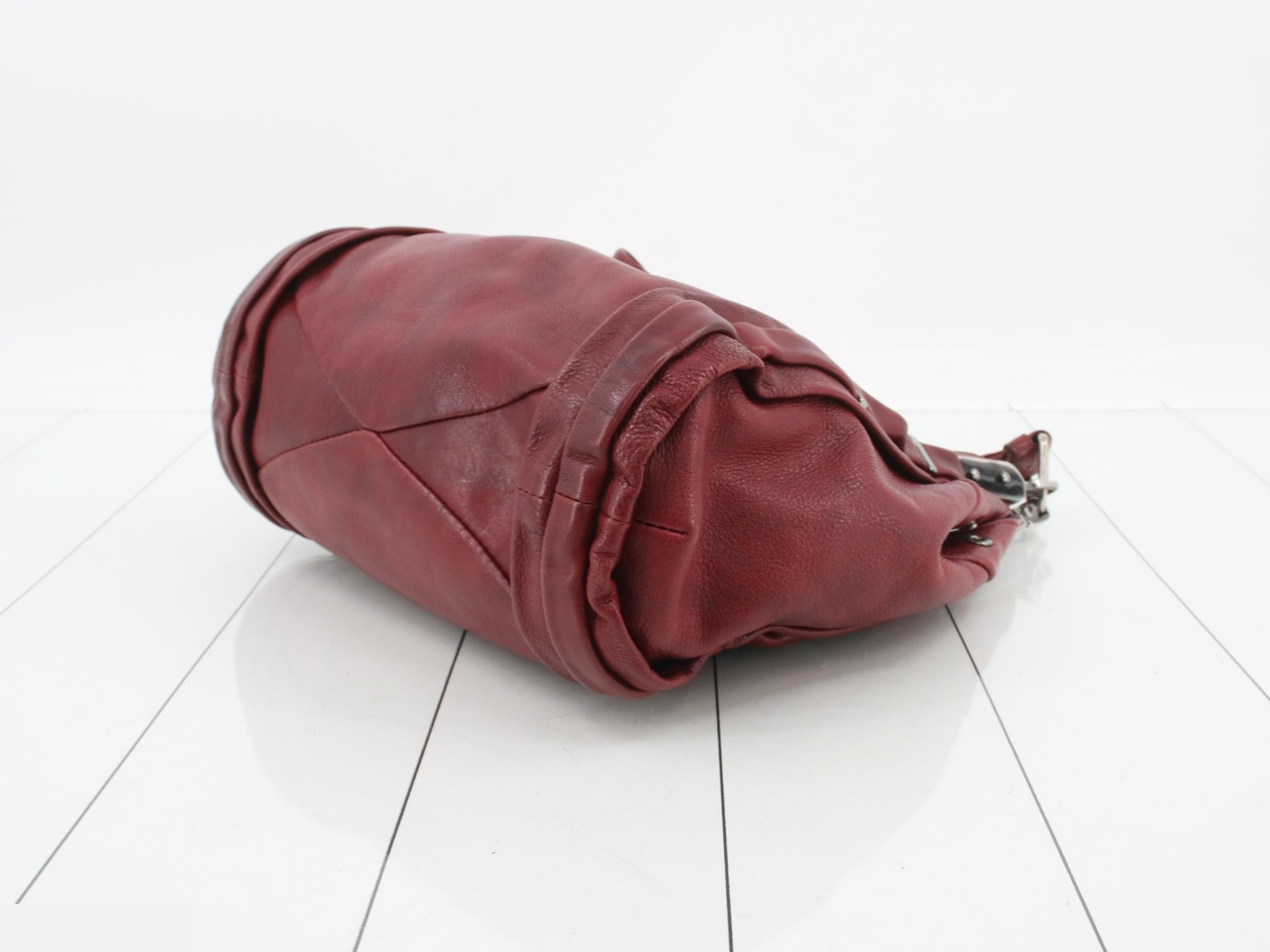 One-shoulder bag with stone hardware — view 6