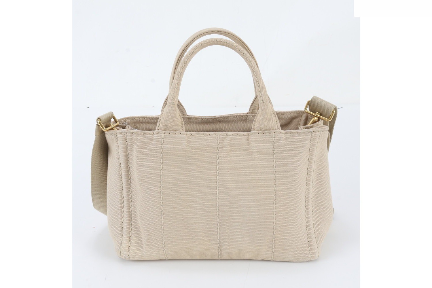 Canapa Triangle Logo Leather 2-Way Shoulder Bag — view 3