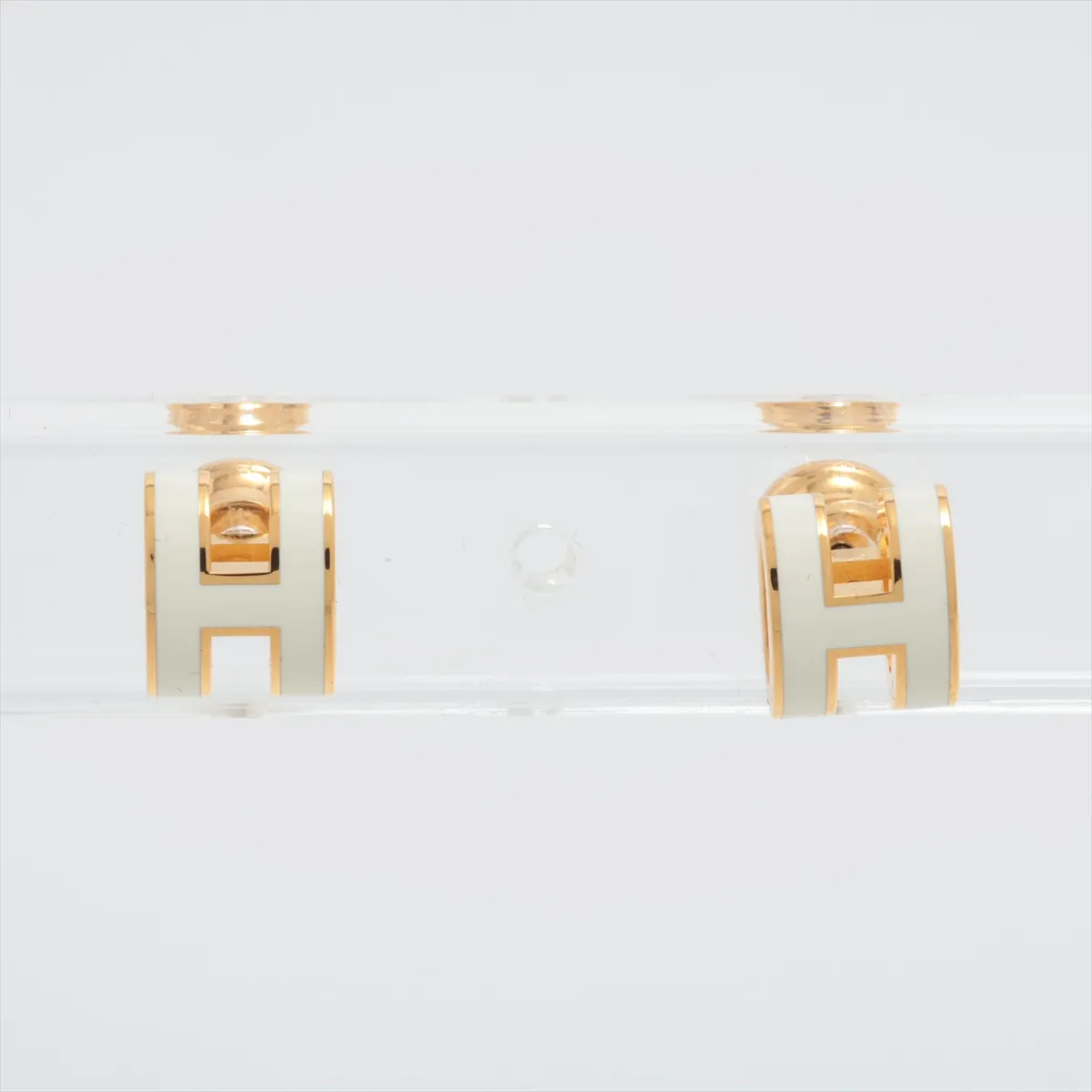 Mini Pop H ST0260 Earrings (for both ears) GP Gold — view 2