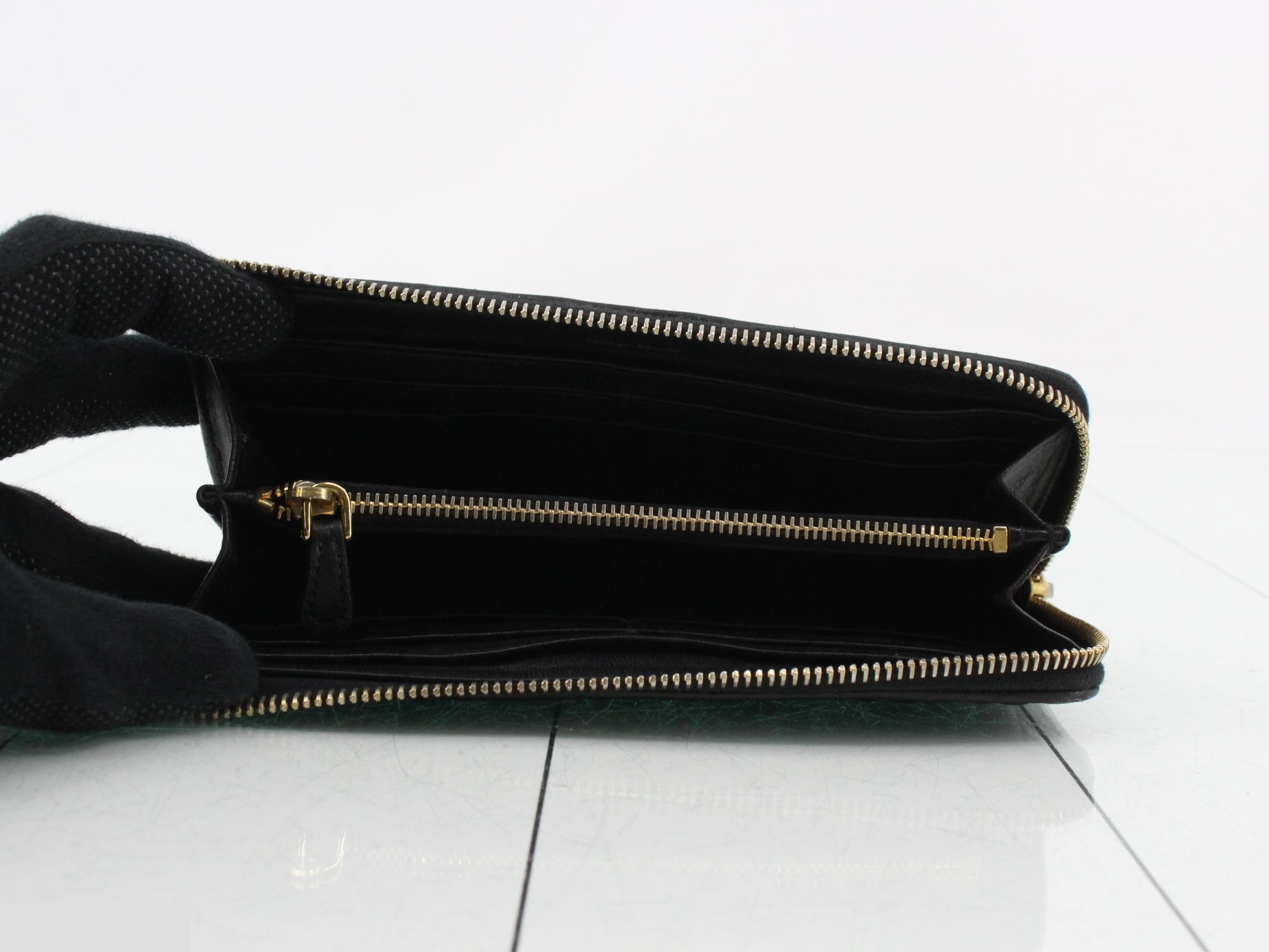 L-shaped zipper long wallet — view 4