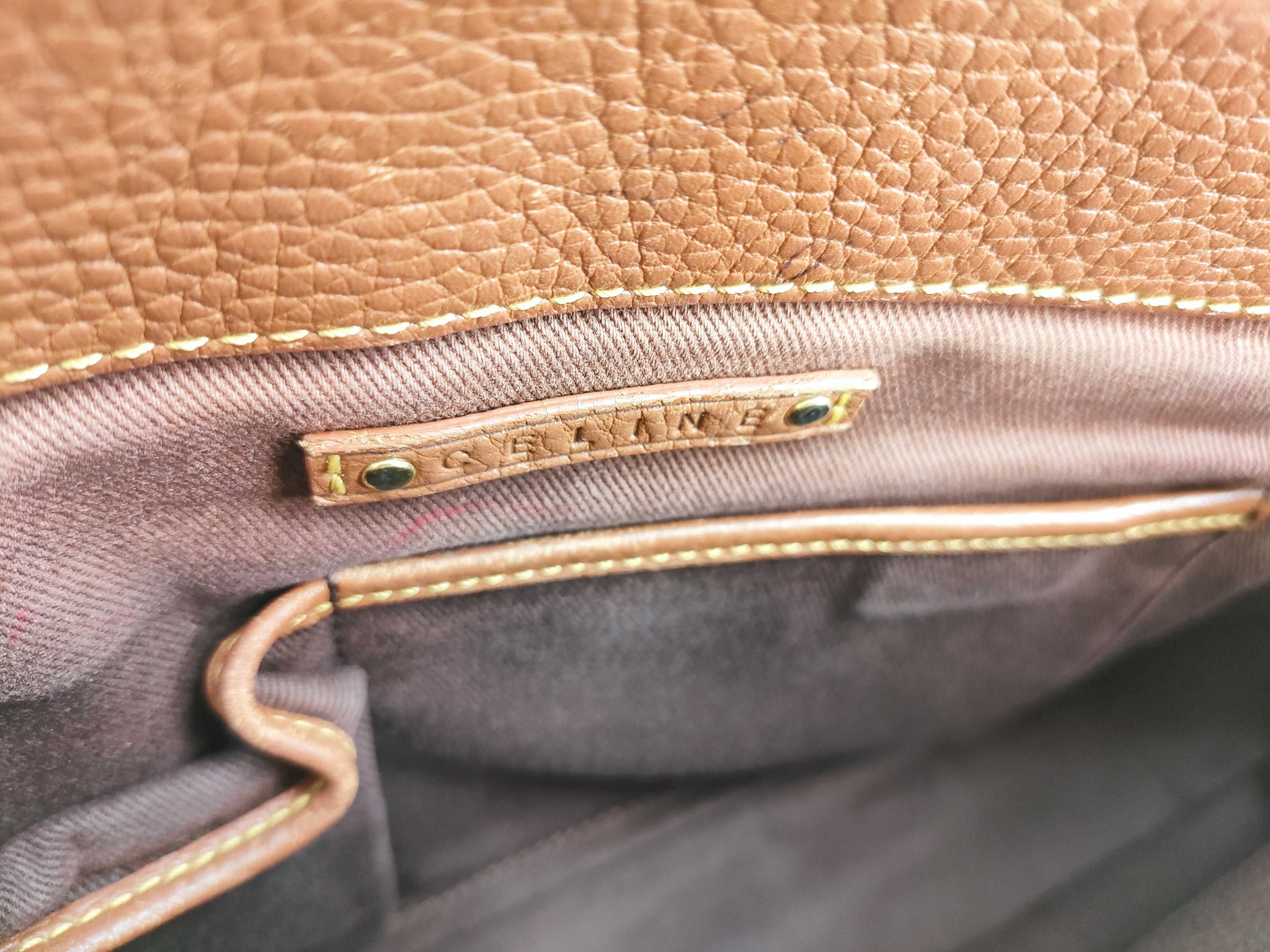 Boogie Bag Triomphe Denim Leather Handbag — view 10