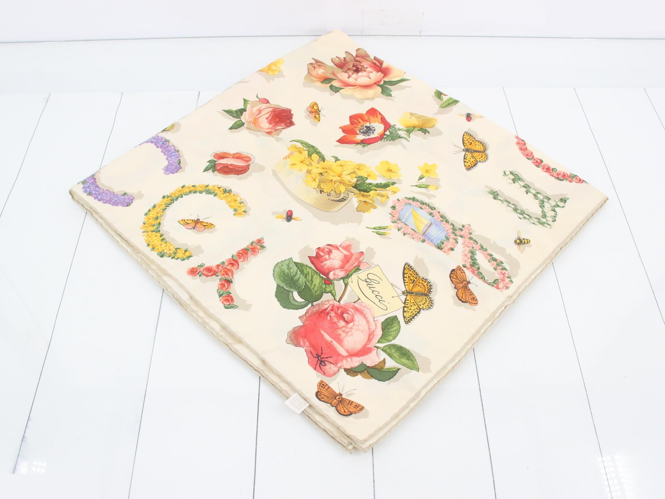Floral scarf