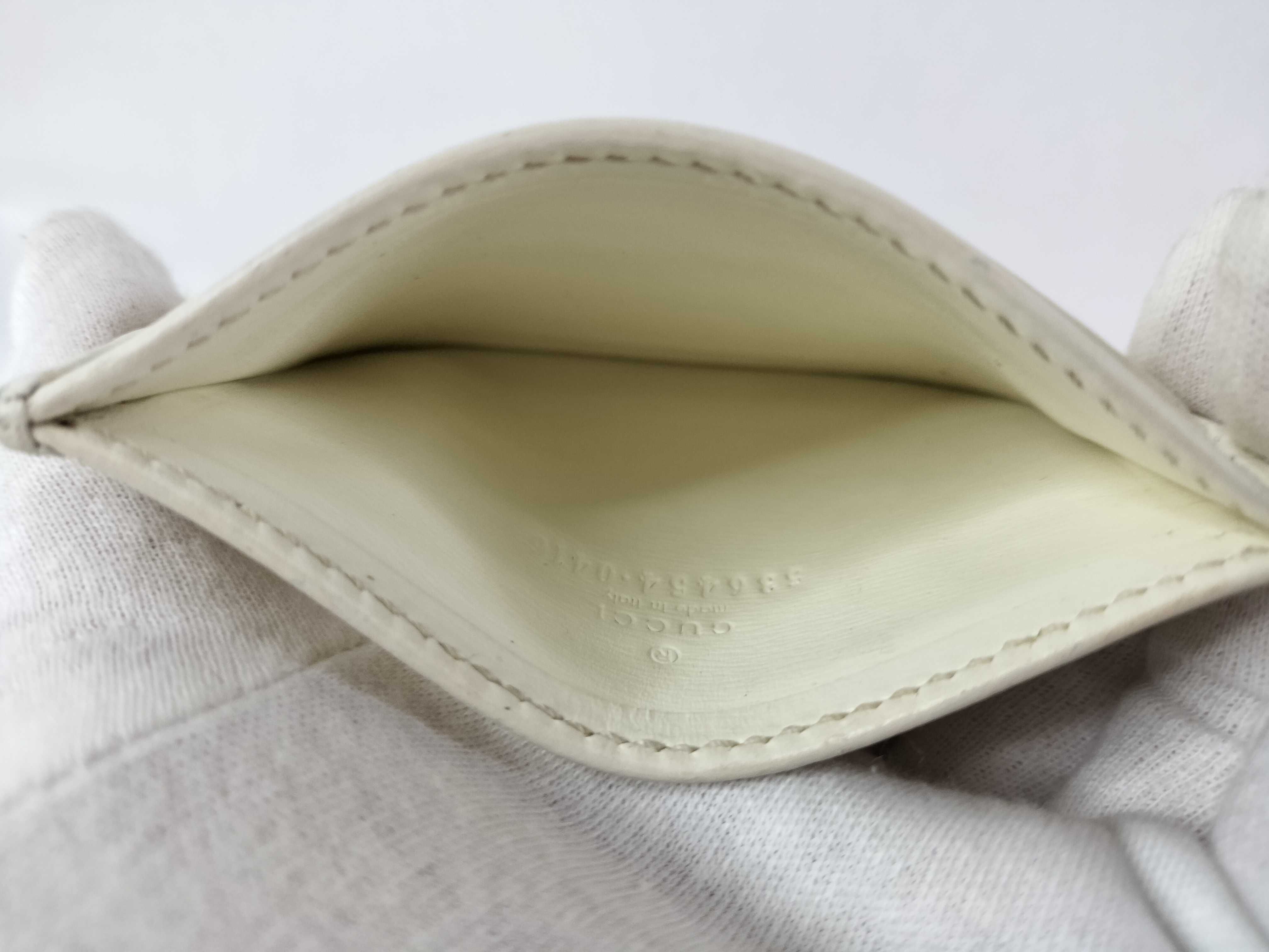 GG Ophidia Ivory Card Wallet - Card Case — view 8