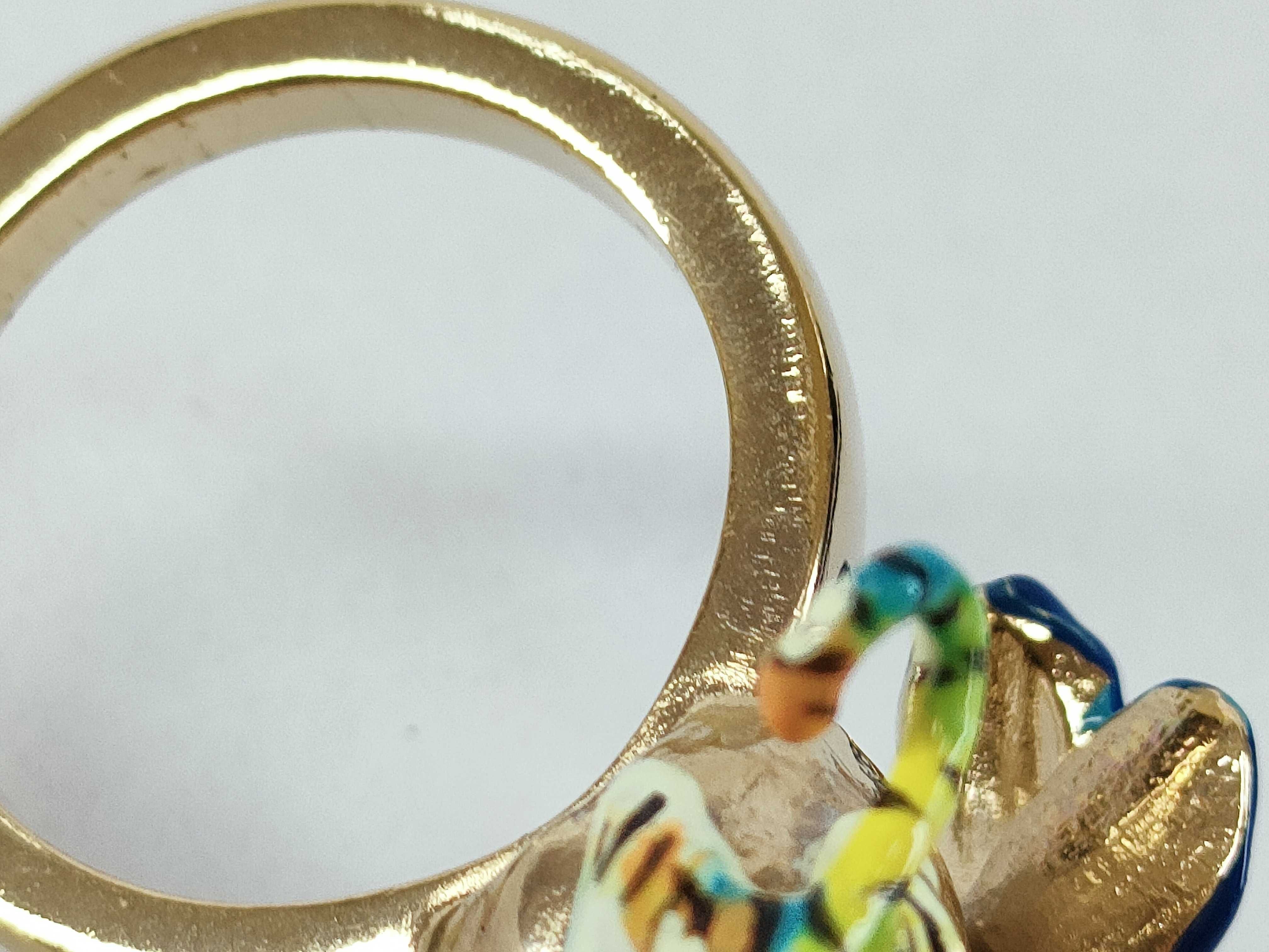 Toile de Jouy Voyage Tiger Flower Ring, Size S — view 8