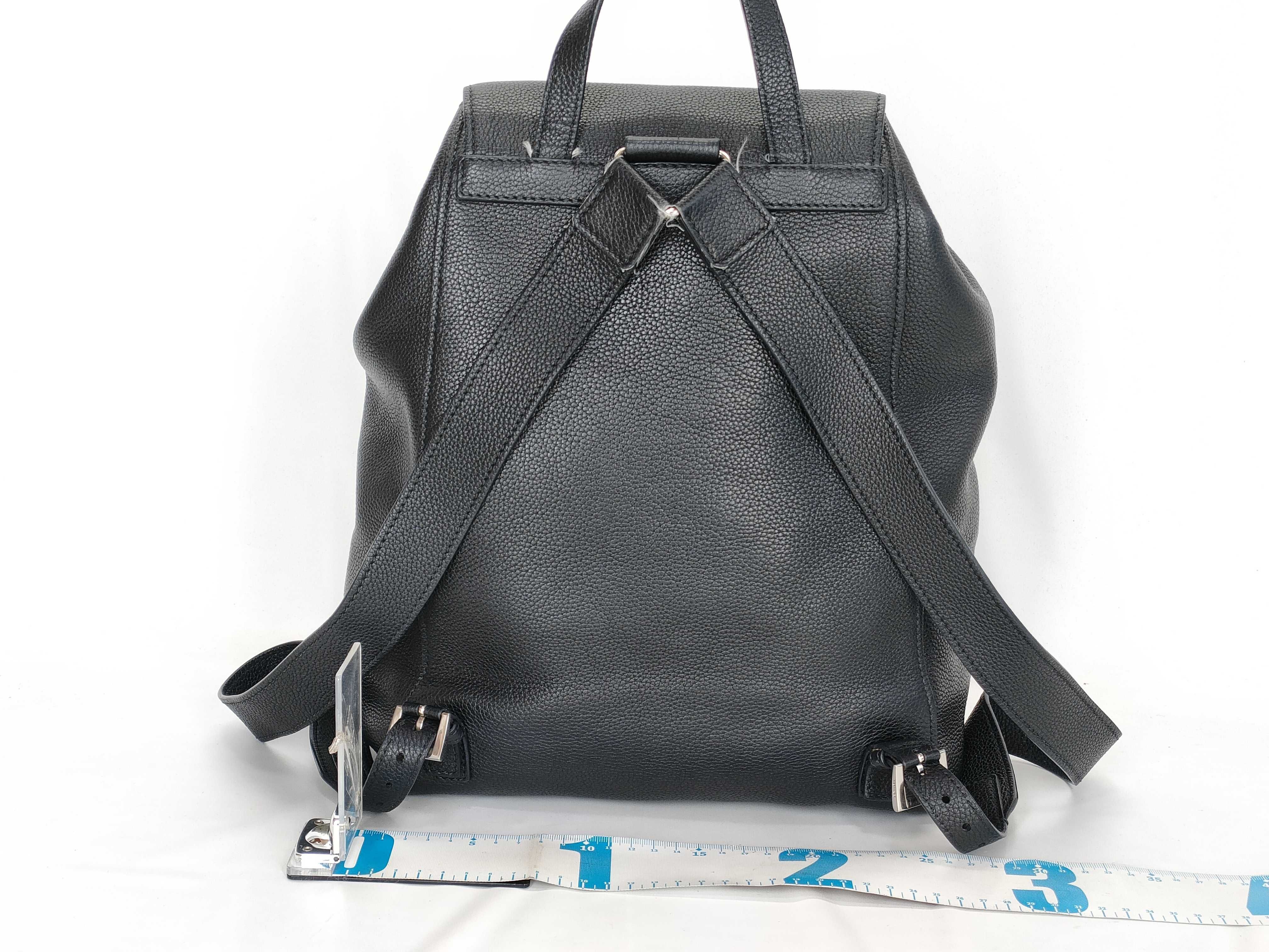 Vitello Daino Leather Backpack/Rucksack (Prada 1BZ007) — view 2