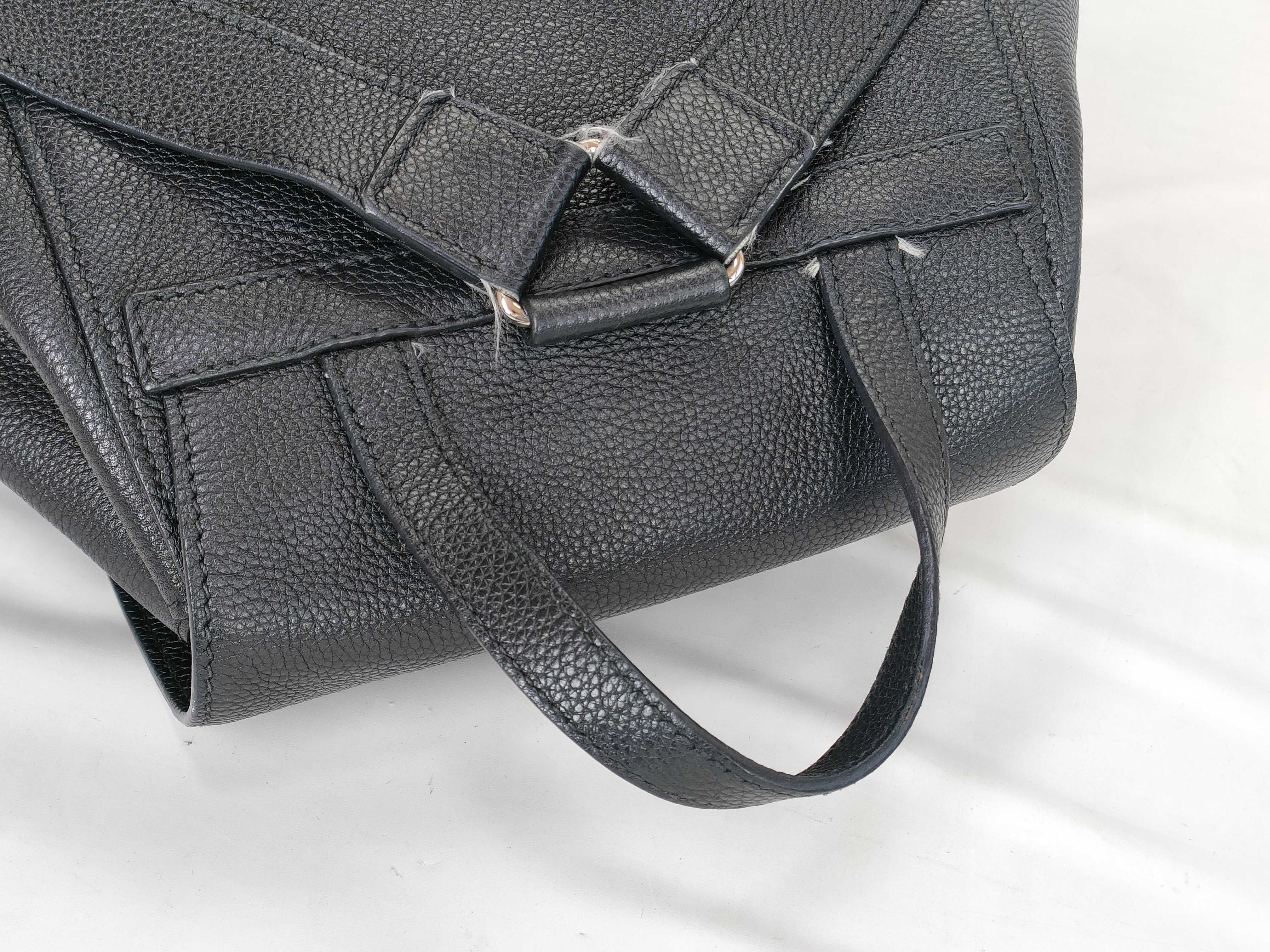 Vitello Daino Leather Backpack/Rucksack (Prada 1BZ007) — view 3