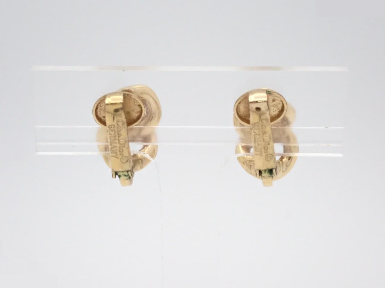 Twist Earrings, Gold — view 2