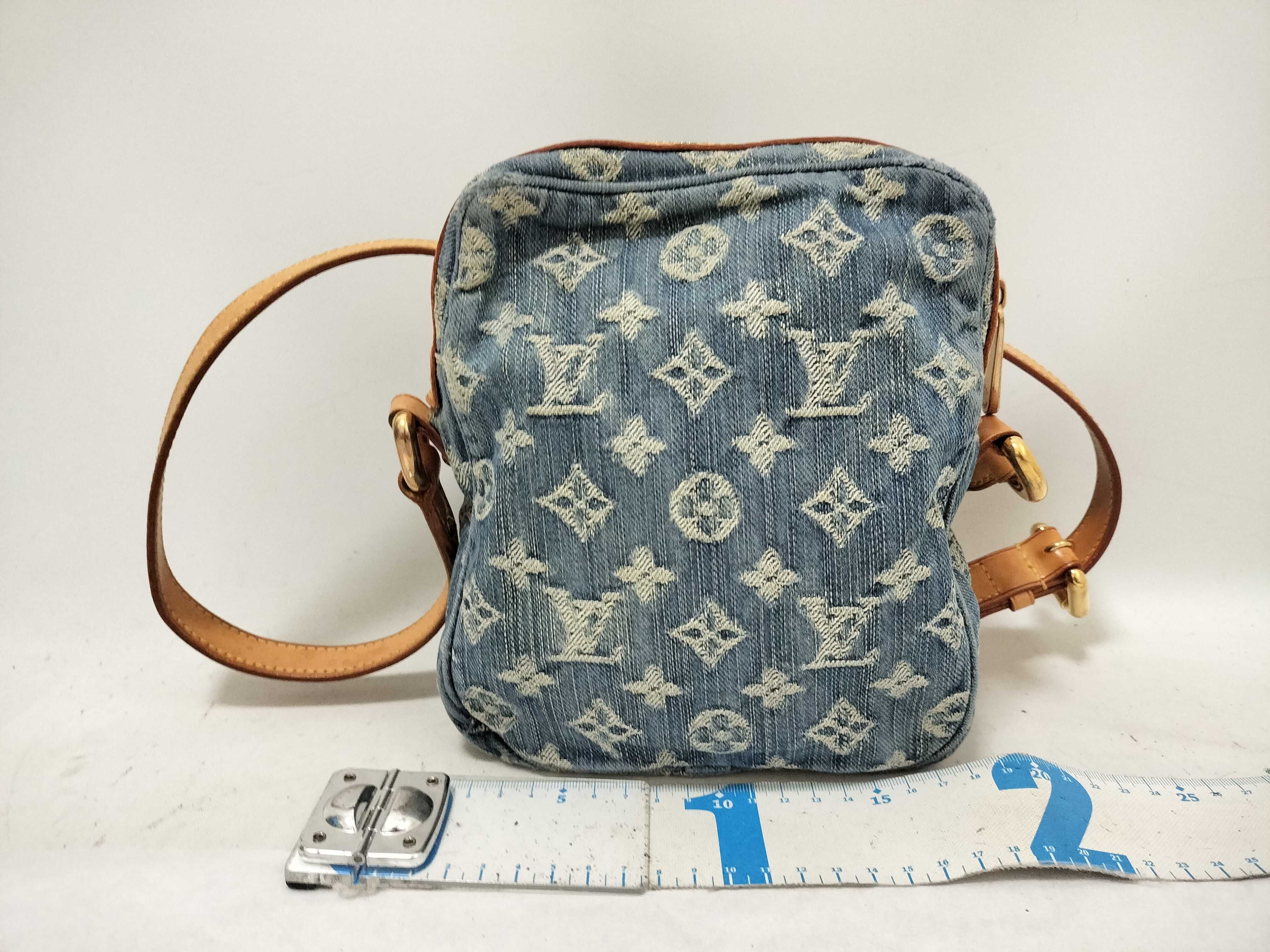Monogram Denim Shoulder Bag SR1017 — view 2