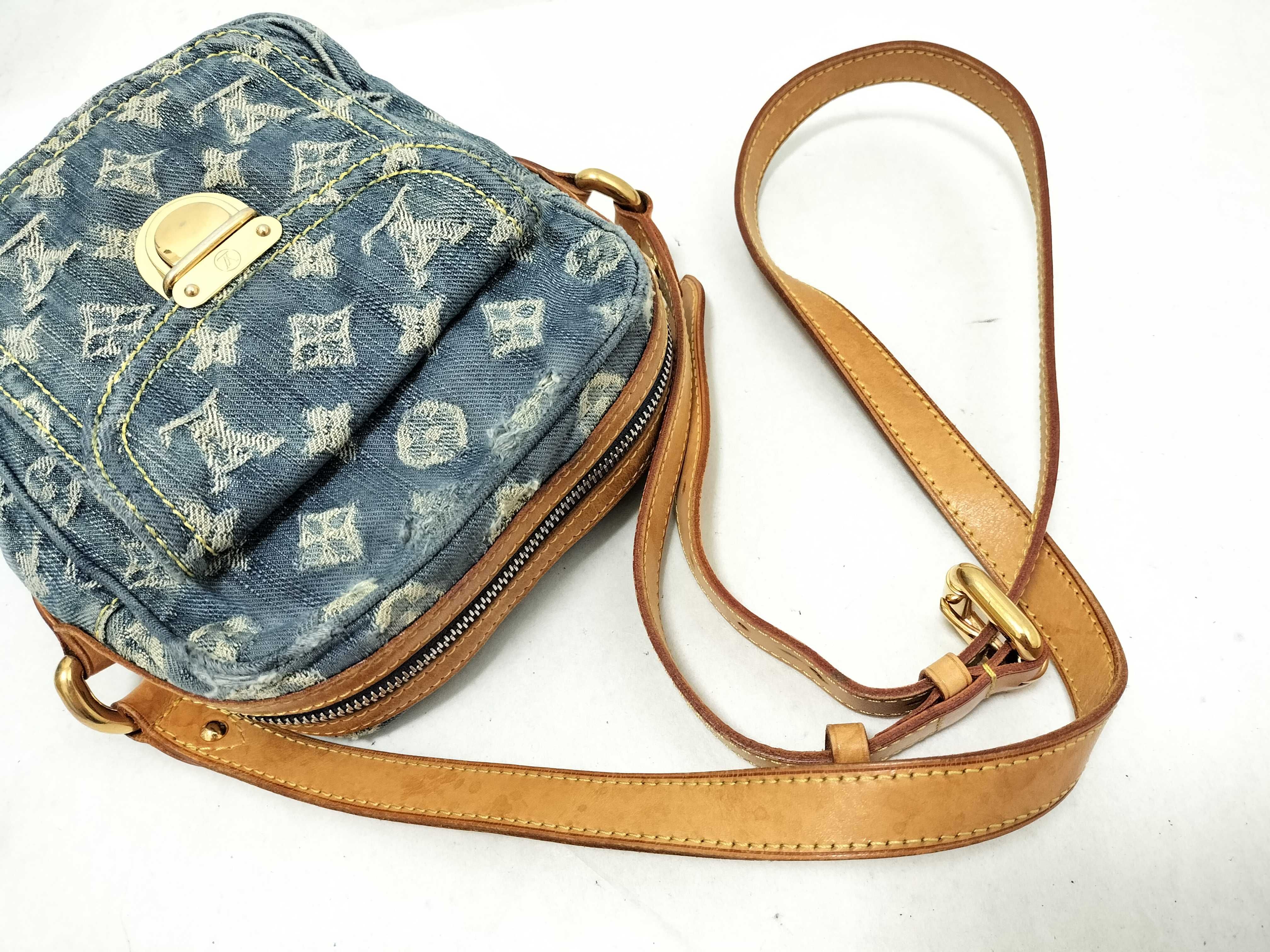 Monogram Denim Shoulder Bag SR1017 — view 3
