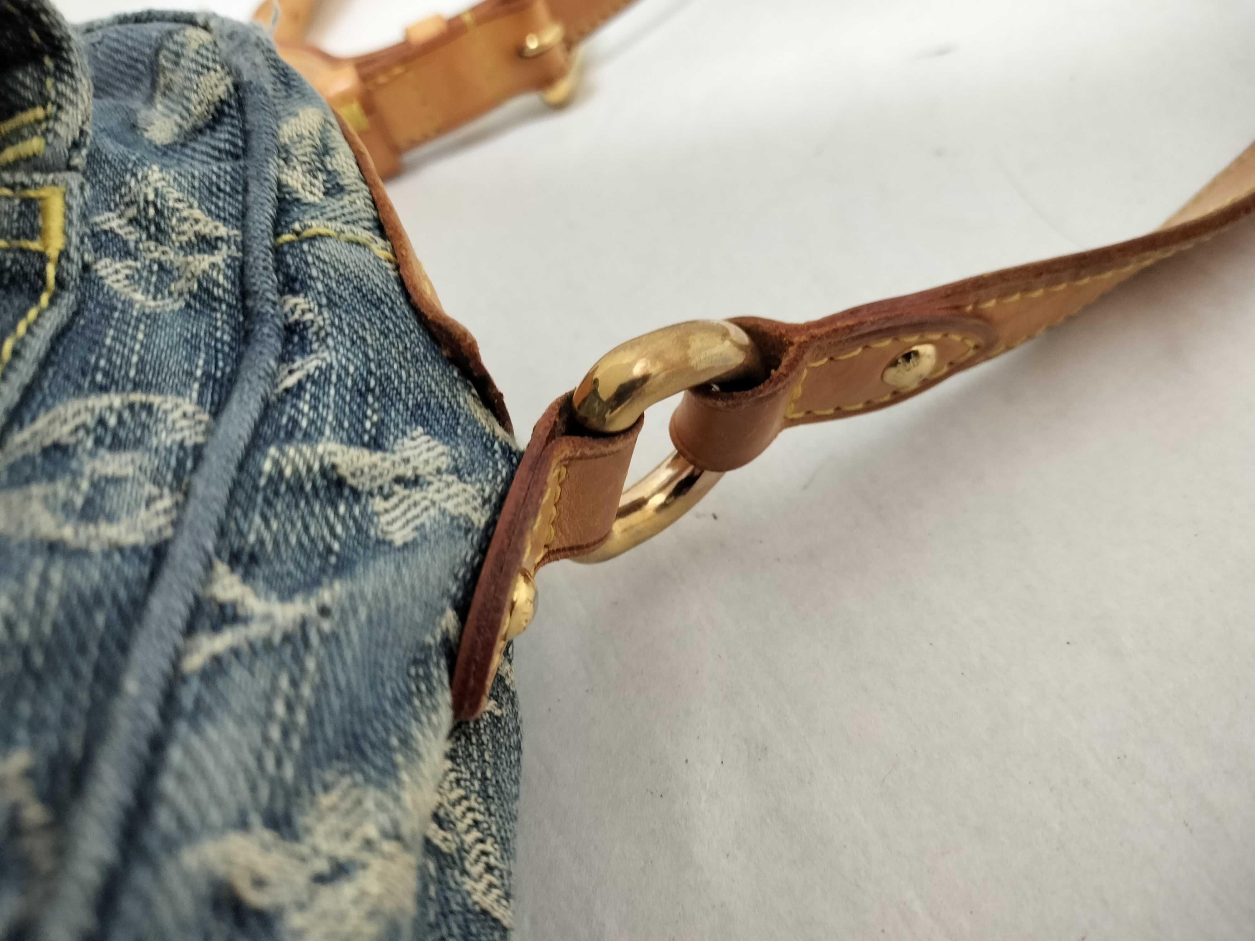 Monogram Denim Shoulder Bag SR1017 — view 5