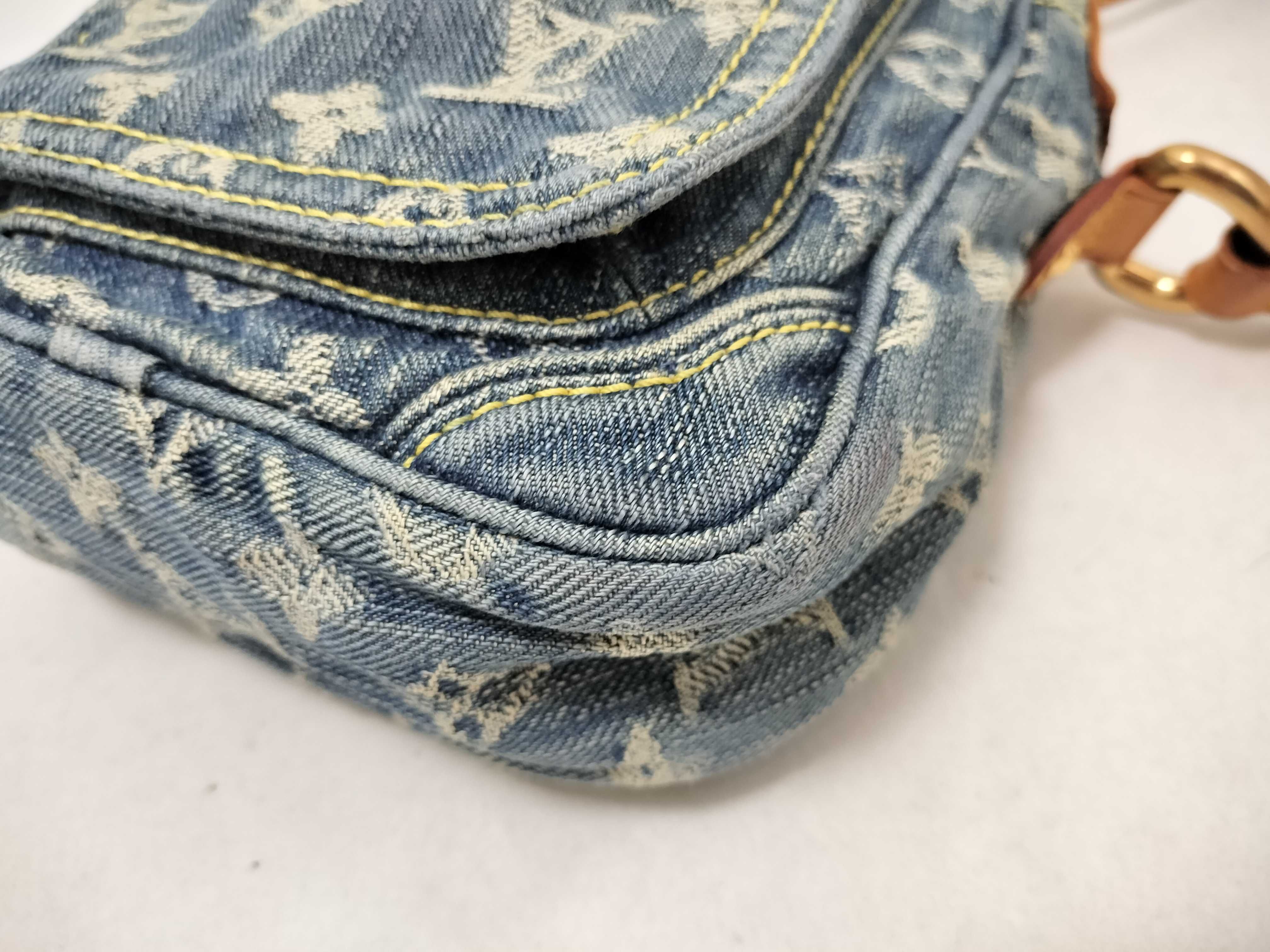 Monogram Denim Shoulder Bag SR1017 — view 7