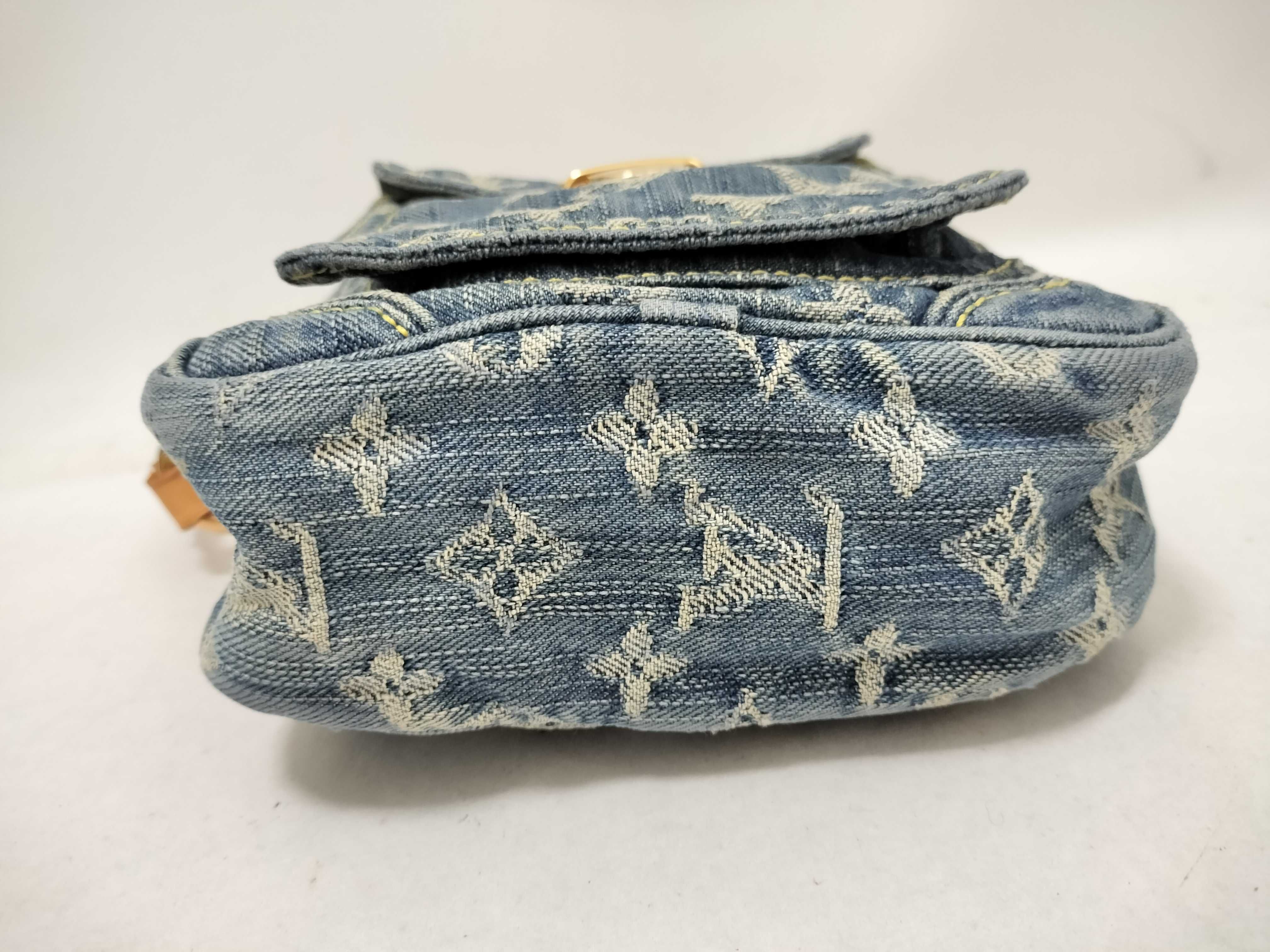 Monogram Denim Shoulder Bag SR1017 — view 8