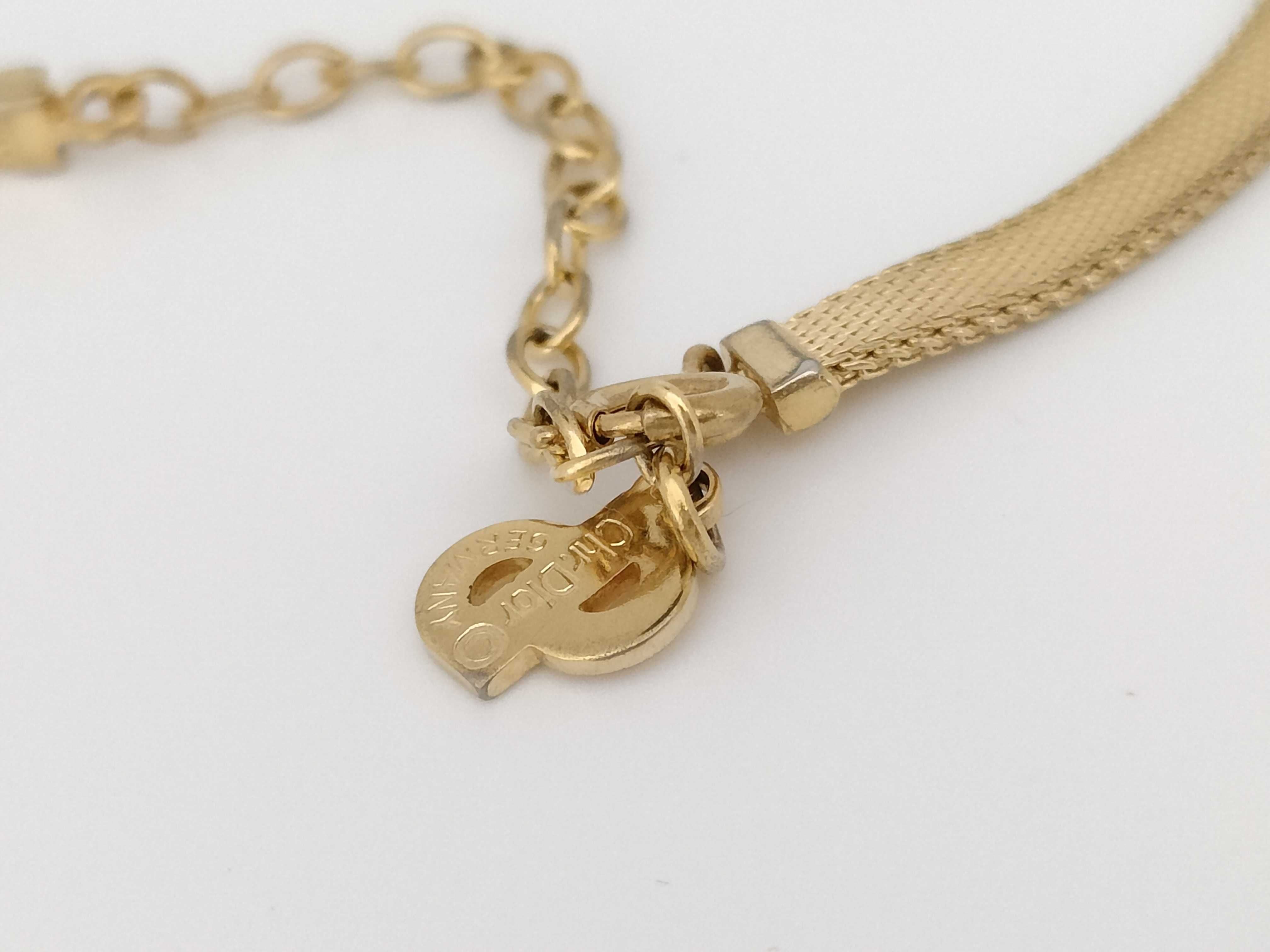 CD logo necklace — view 5