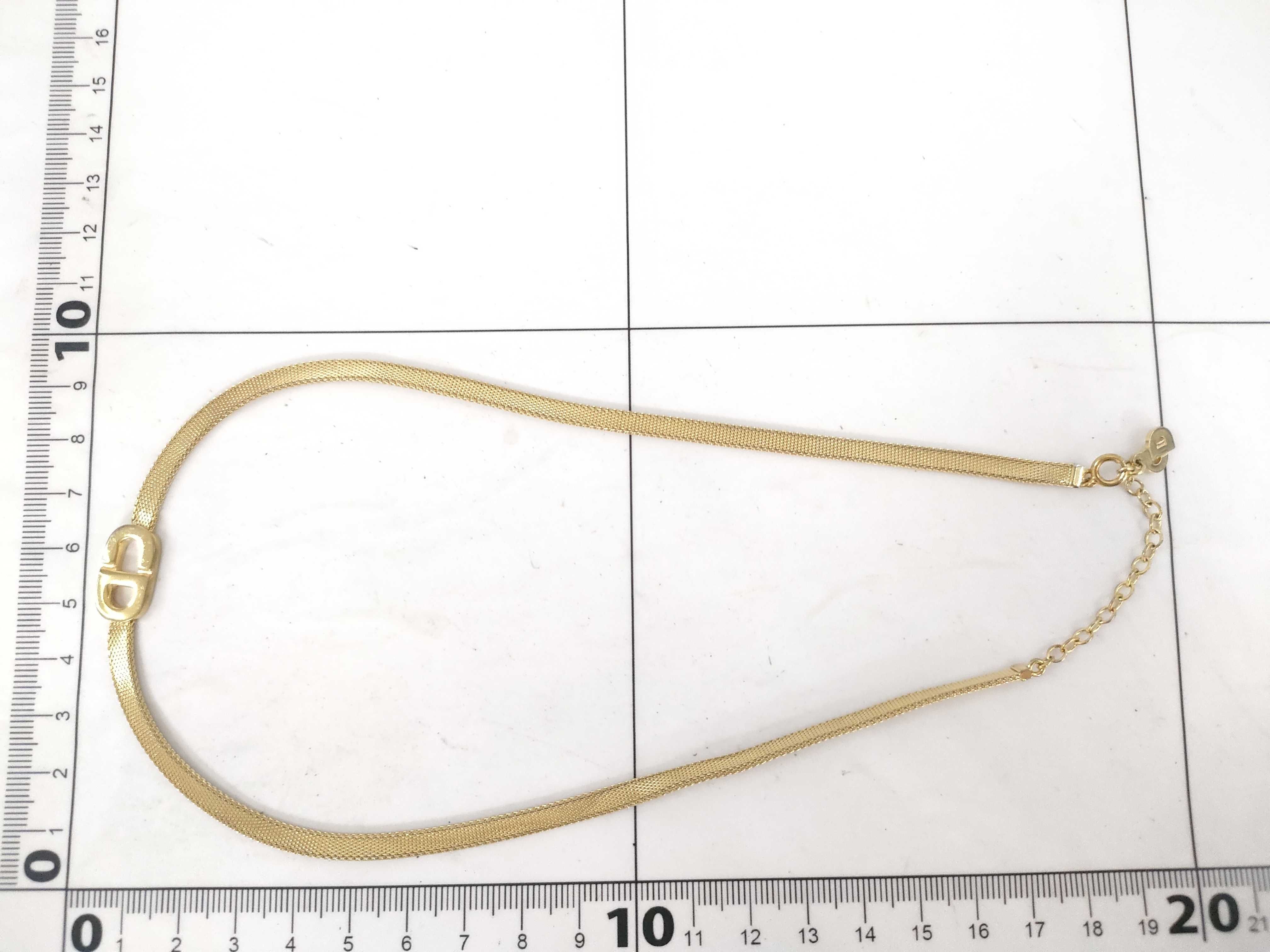 CD logo necklace — view 6