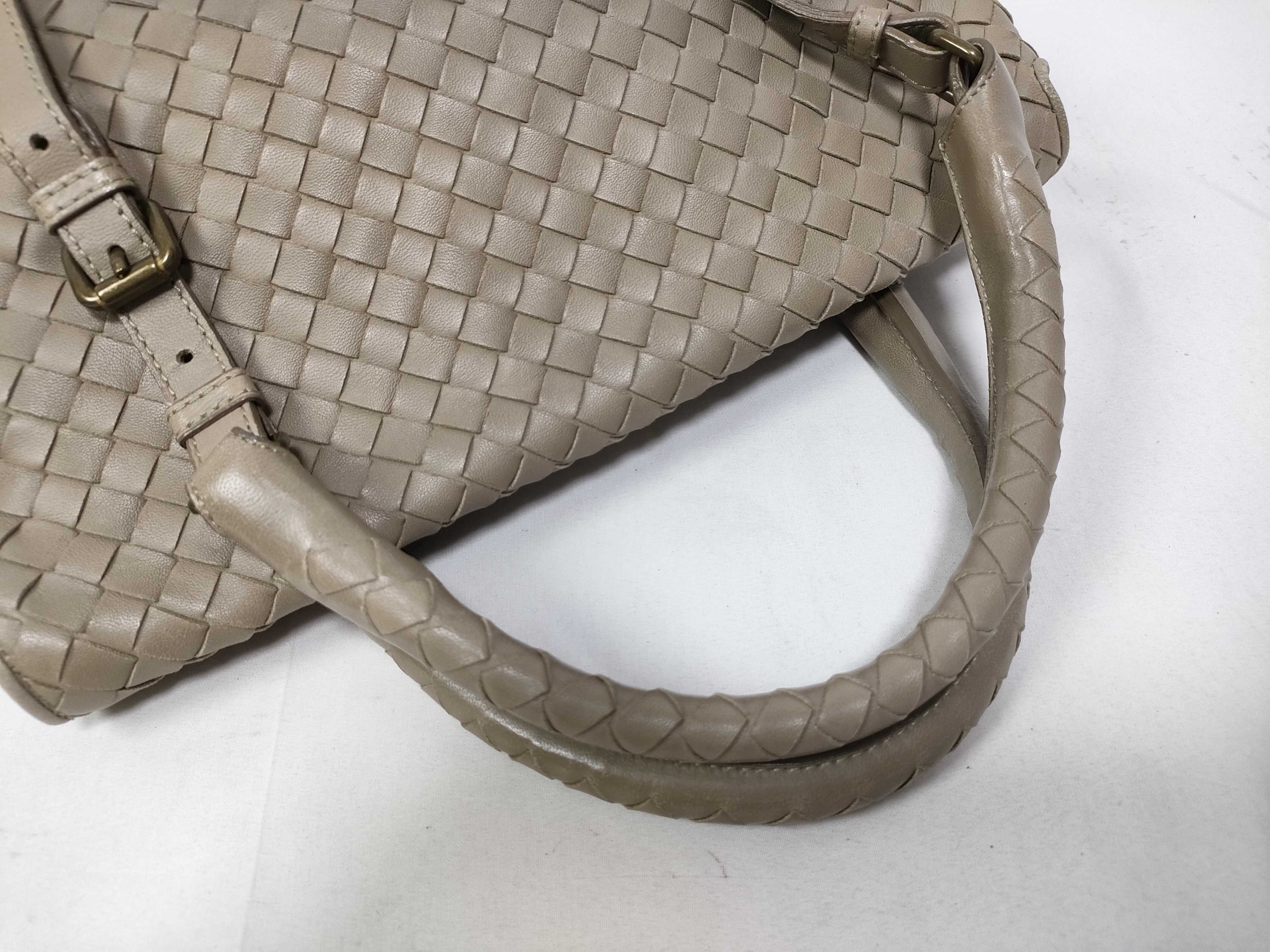 handbag, Intrecciato, beige — view 7