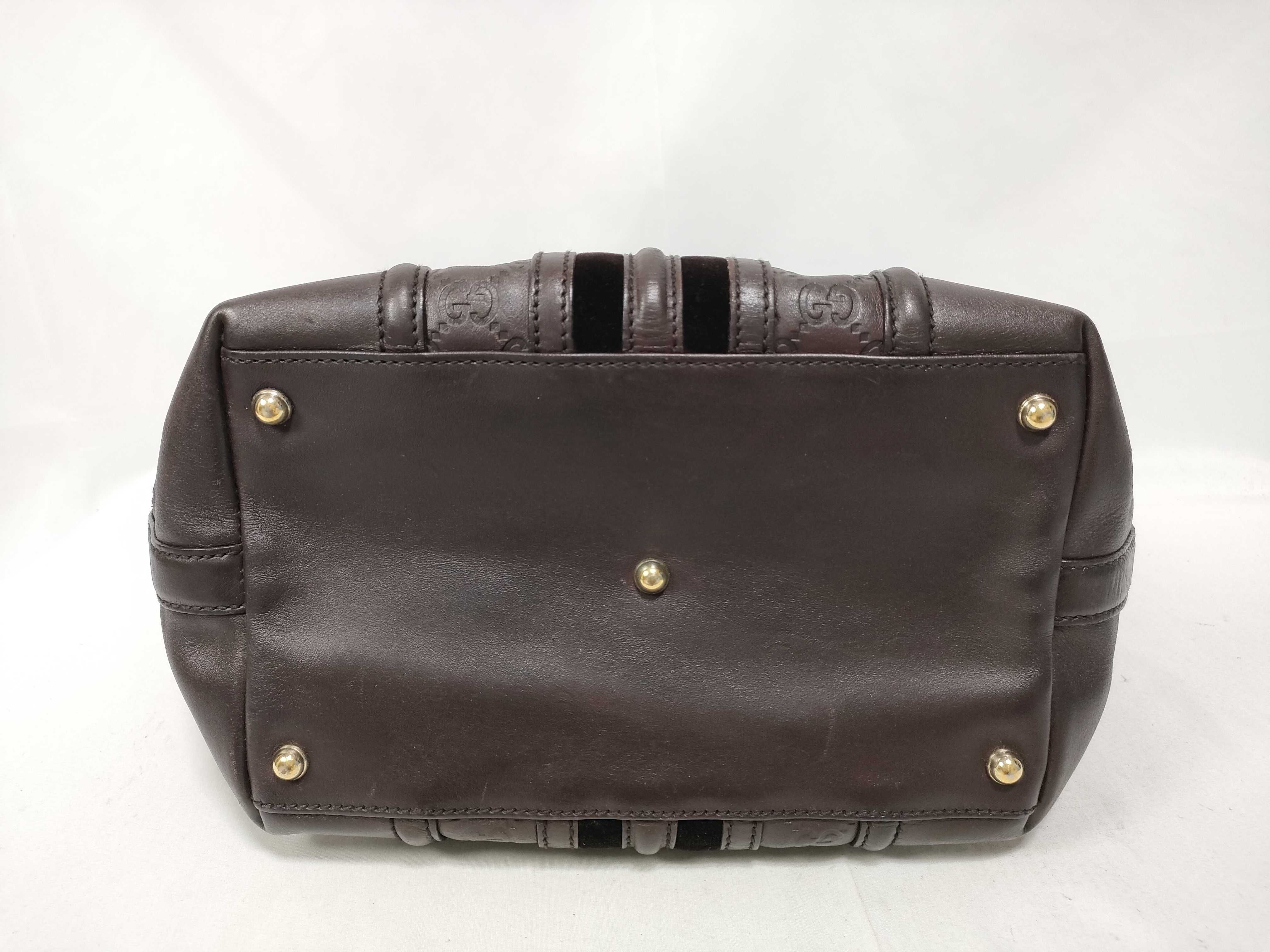 Dark Brown Leather Milk Box Handbag — view 3