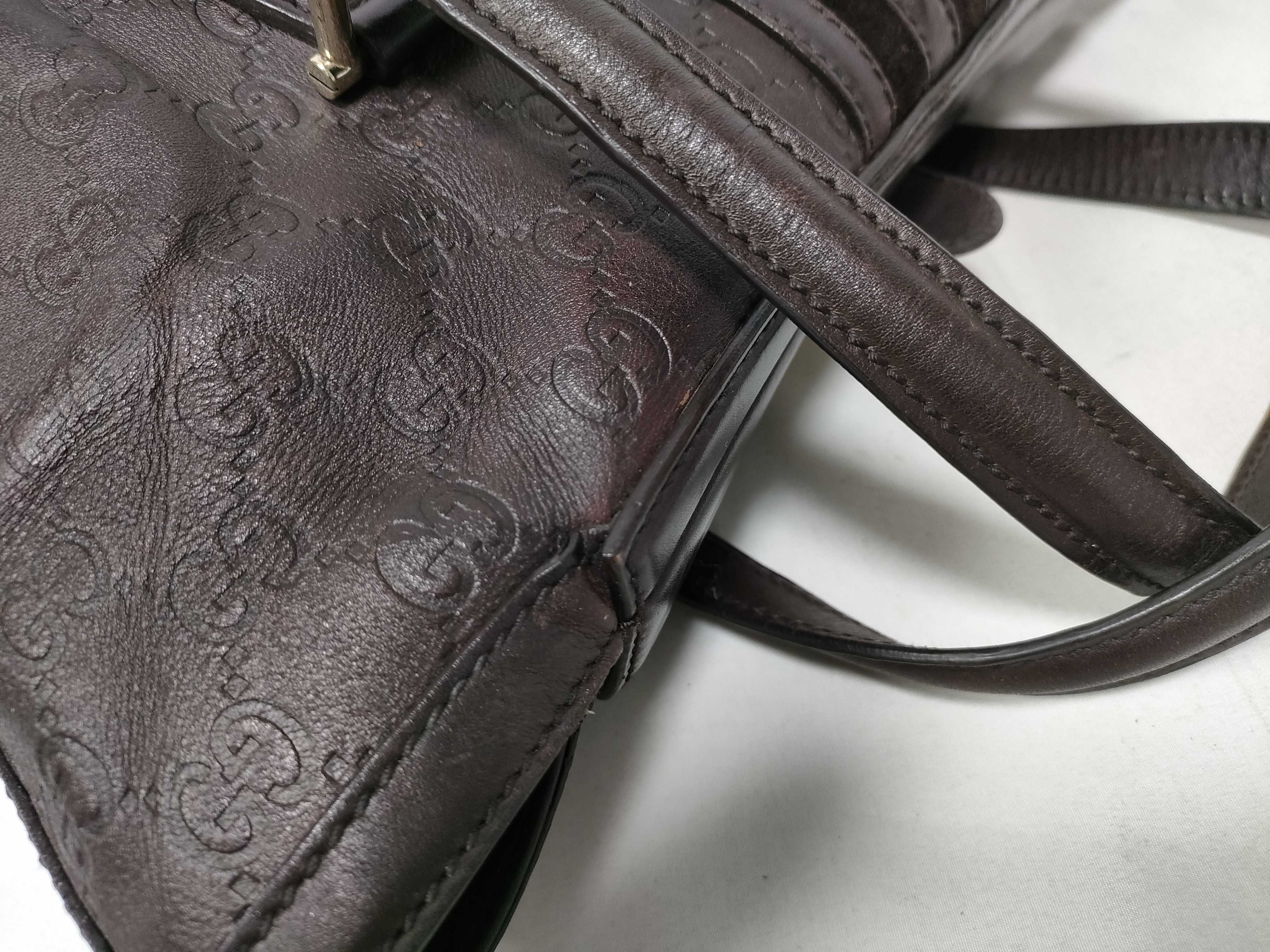 Dark Brown Leather Milk Box Handbag — view 9