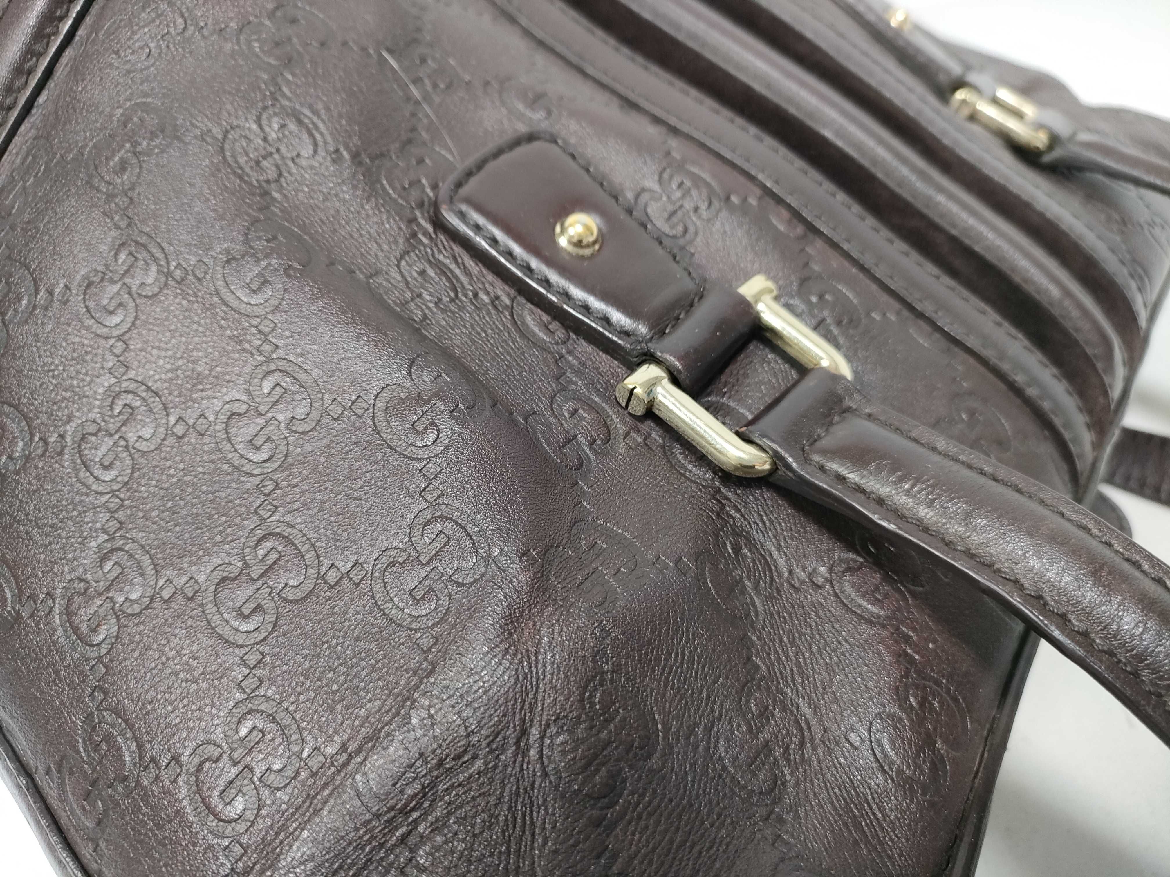 Dark Brown Leather Milk Box Handbag — view 10