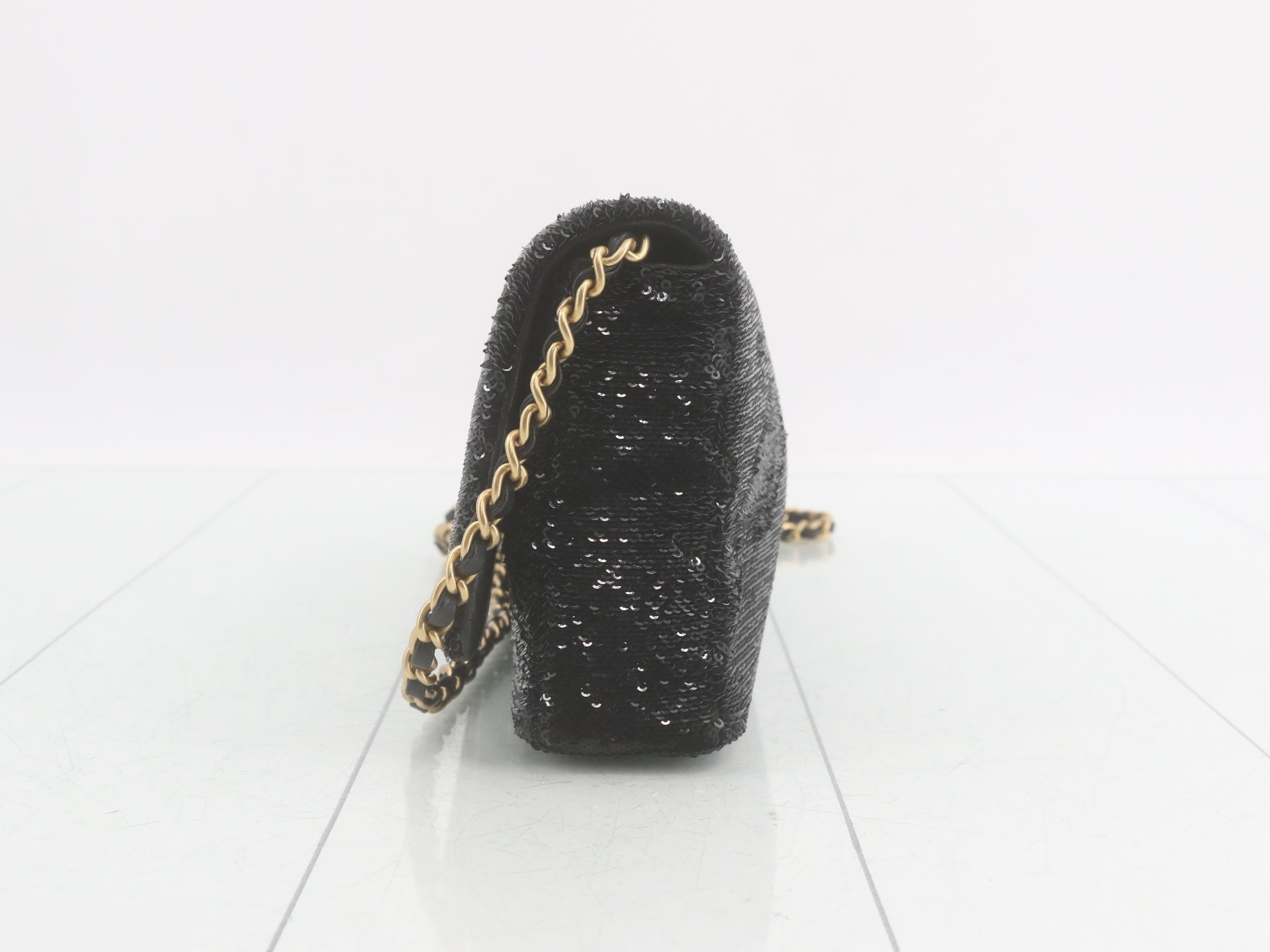 Sequin shoulder bag — view 3