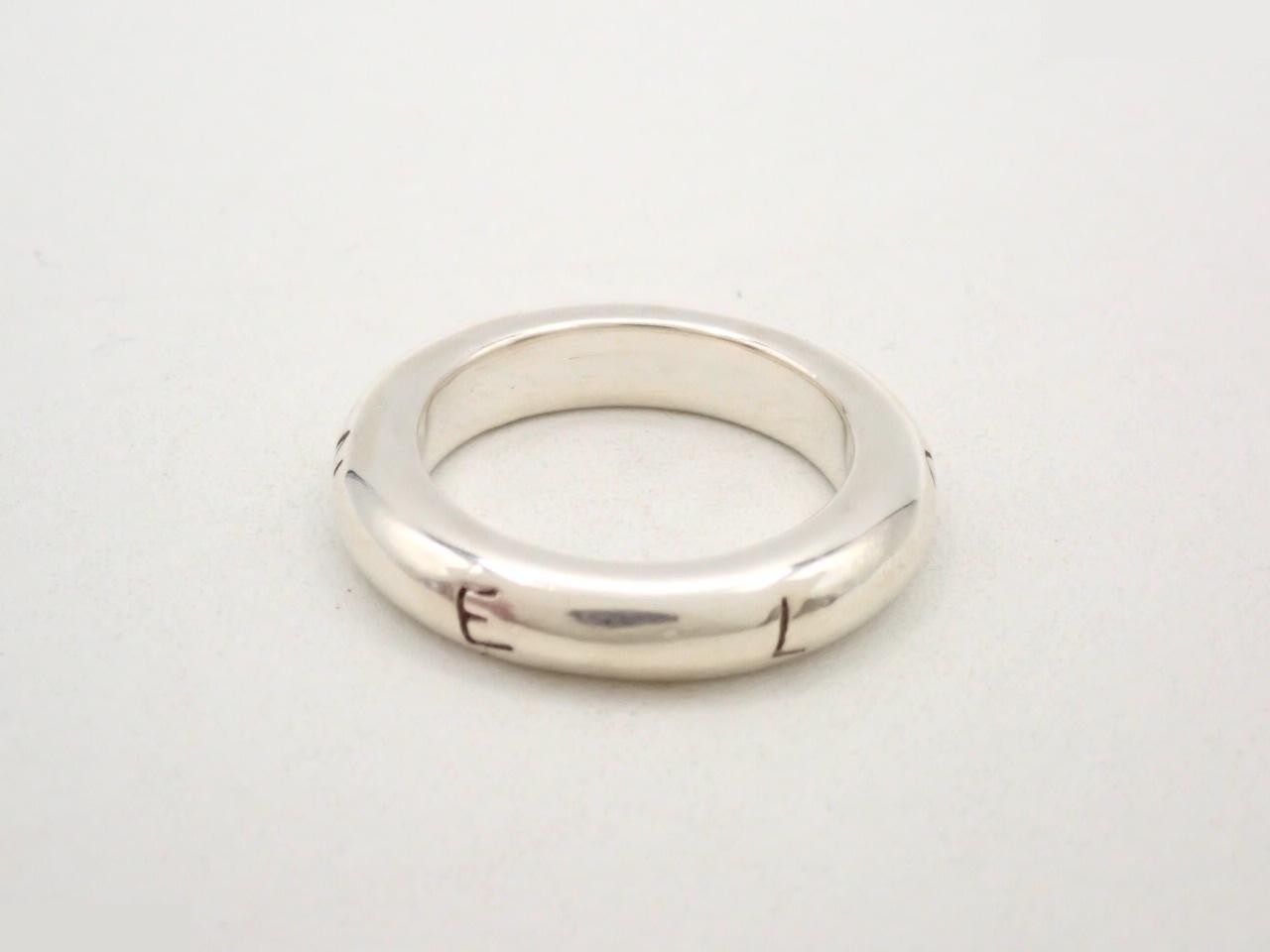 logo silver 925/8.9g ring, size 13. — view 2