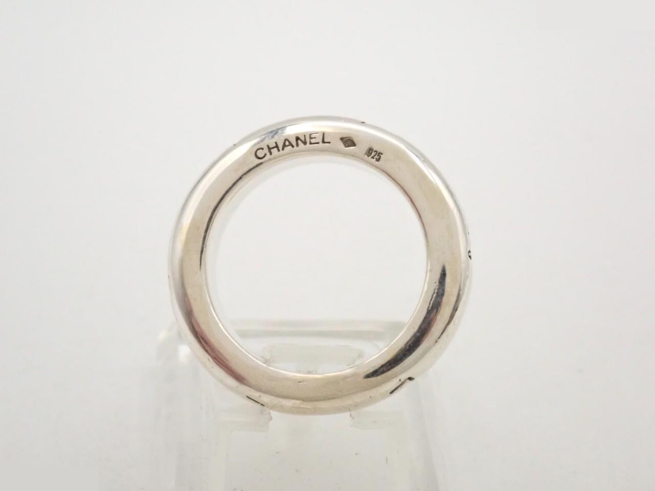 logo silver 925/8.9g ring, size 13. — view 3