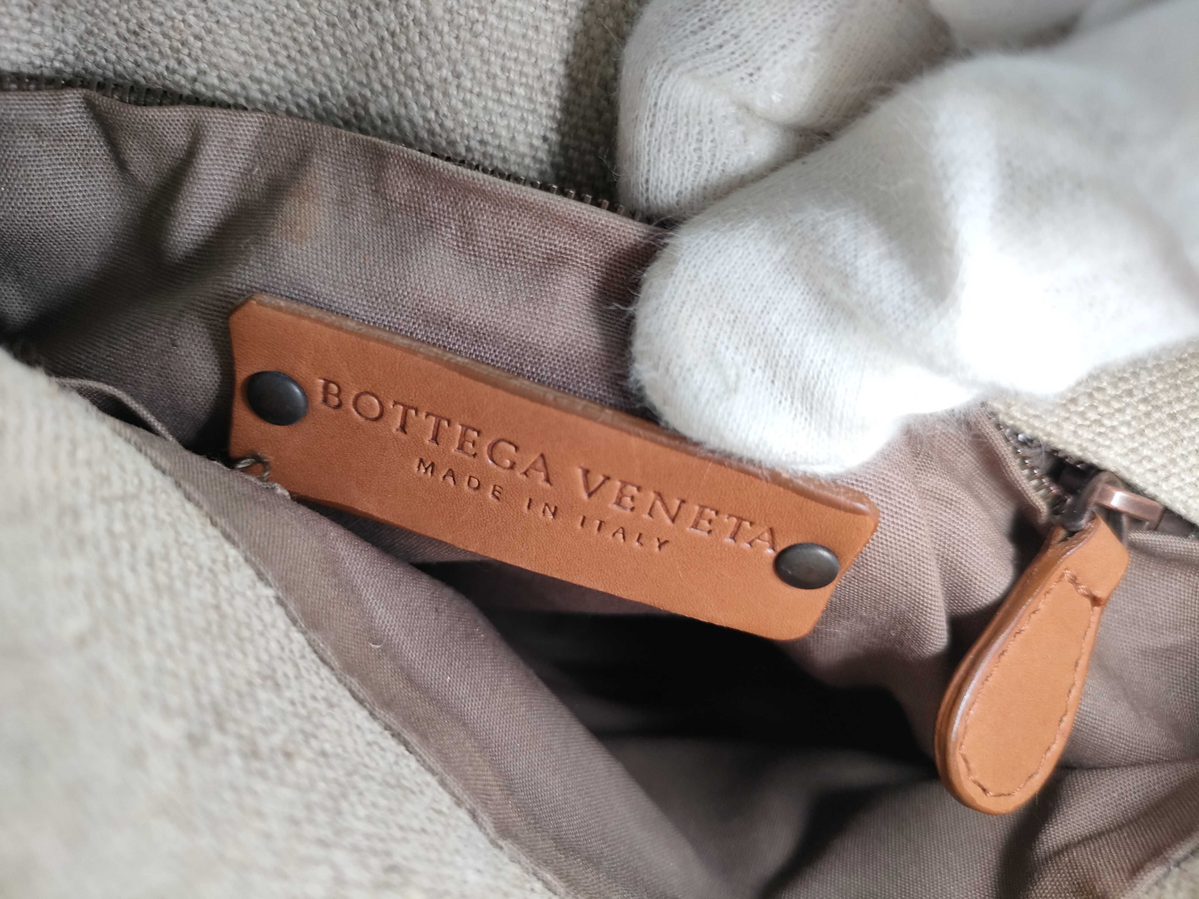 Canvas Intrecciato Bag Shoulder Bag — view 12