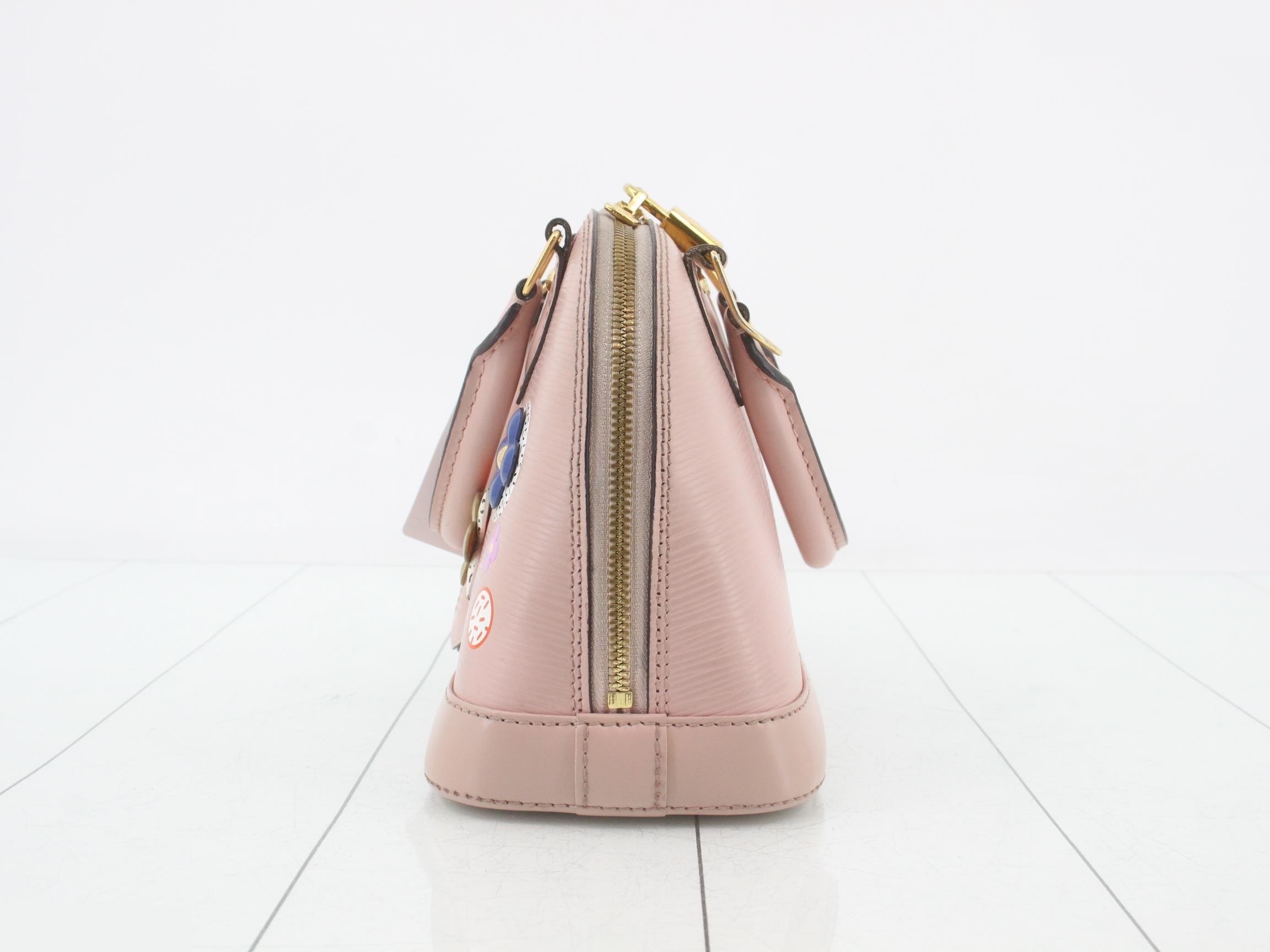 Epi Alma BB Rose Ballerine 2-Way Handbag — view 3