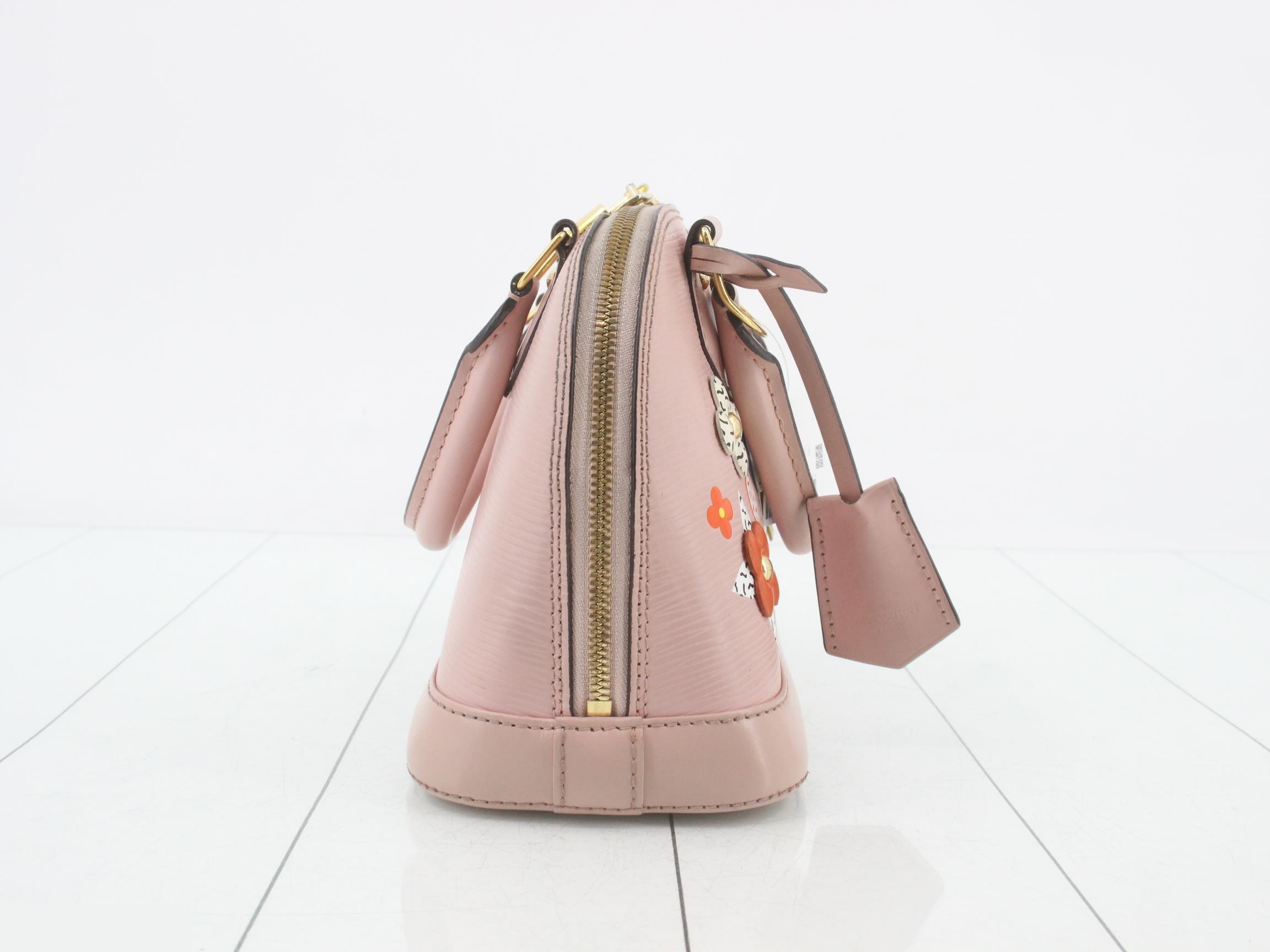 Epi Alma BB Rose Ballerine 2-Way Handbag — view 4