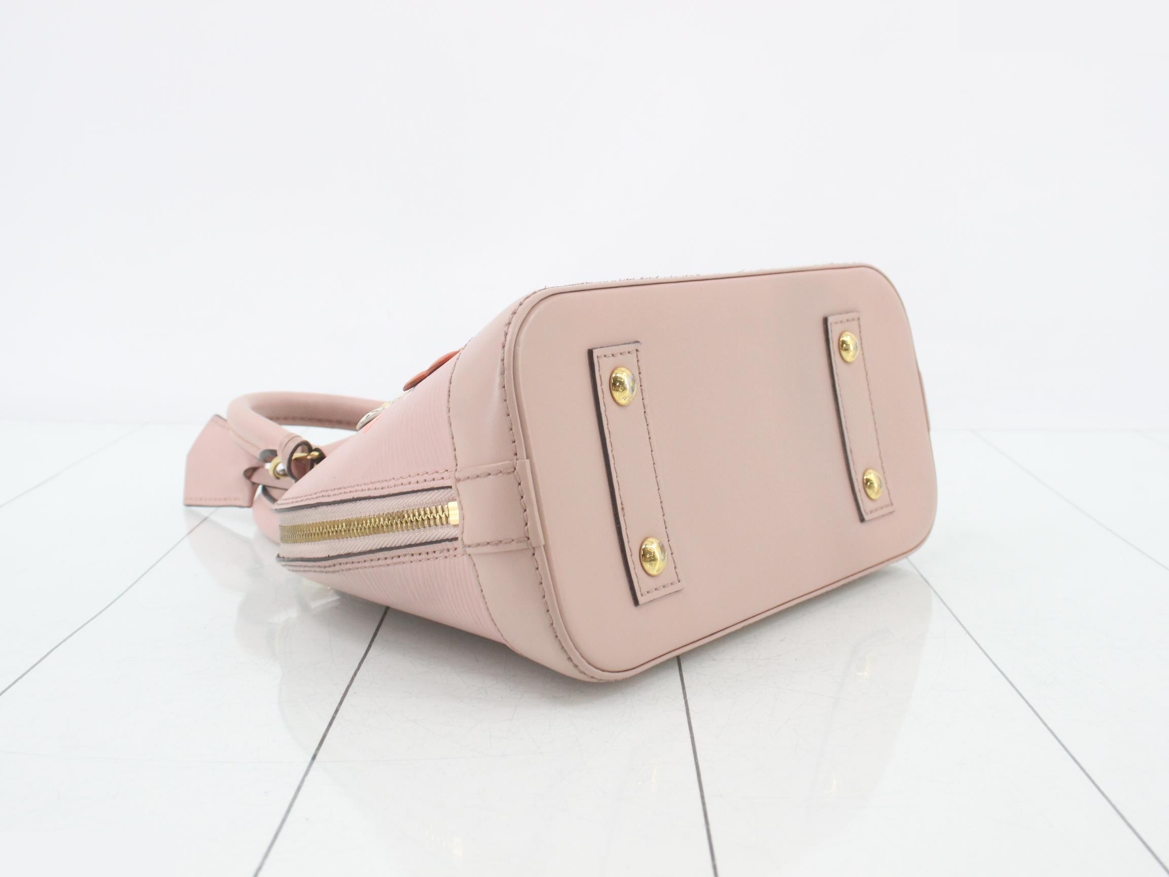 Epi Alma BB Rose Ballerine 2-Way Handbag — view 5