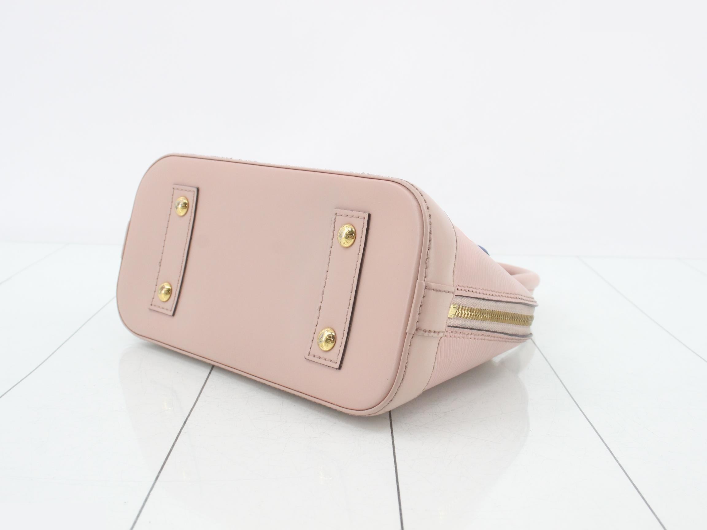 Epi Alma BB Rose Ballerine 2-Way Handbag — view 6