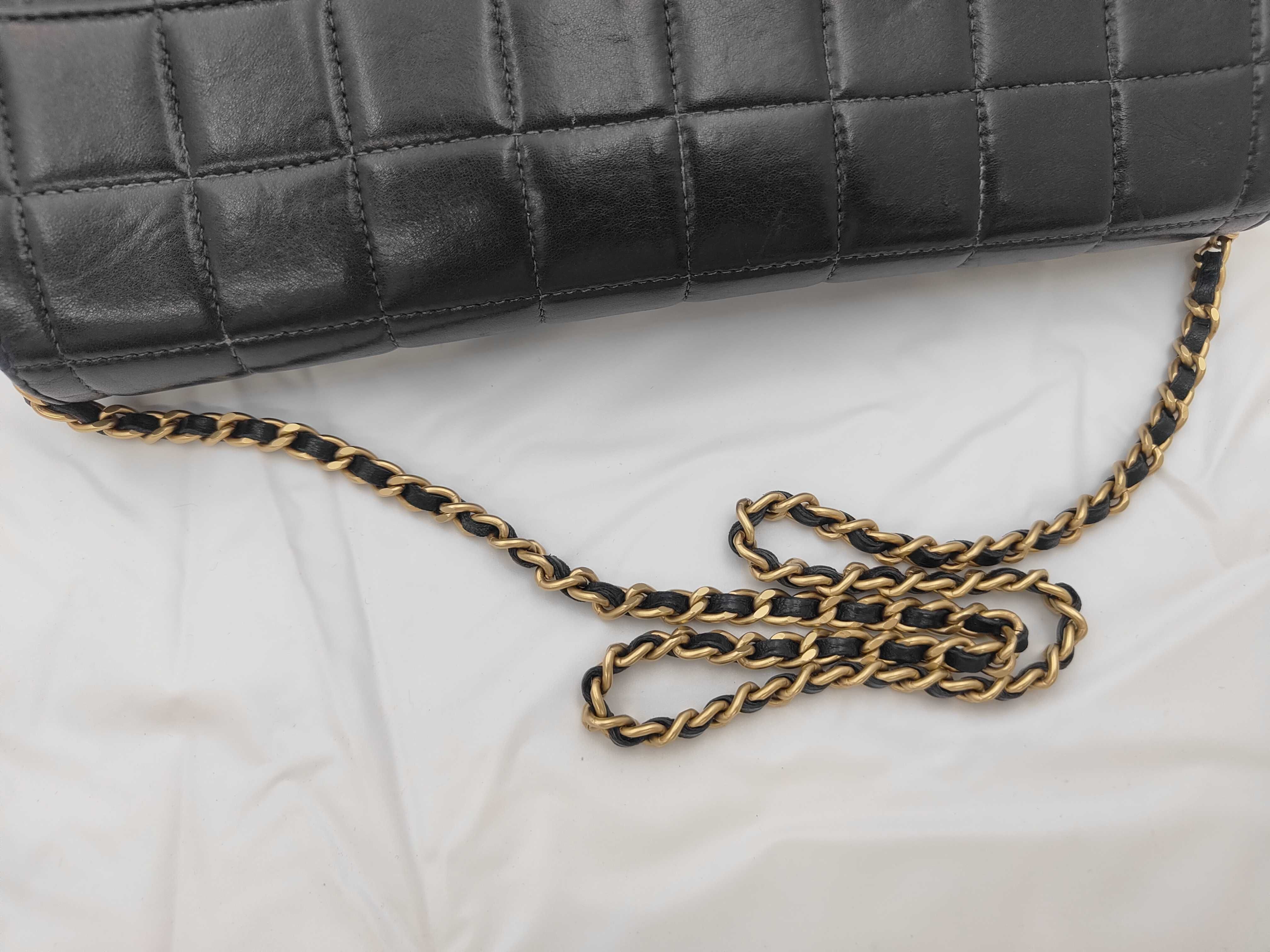 Chocolate Bar East West Calf Black GP Shoulder Bag — view 3