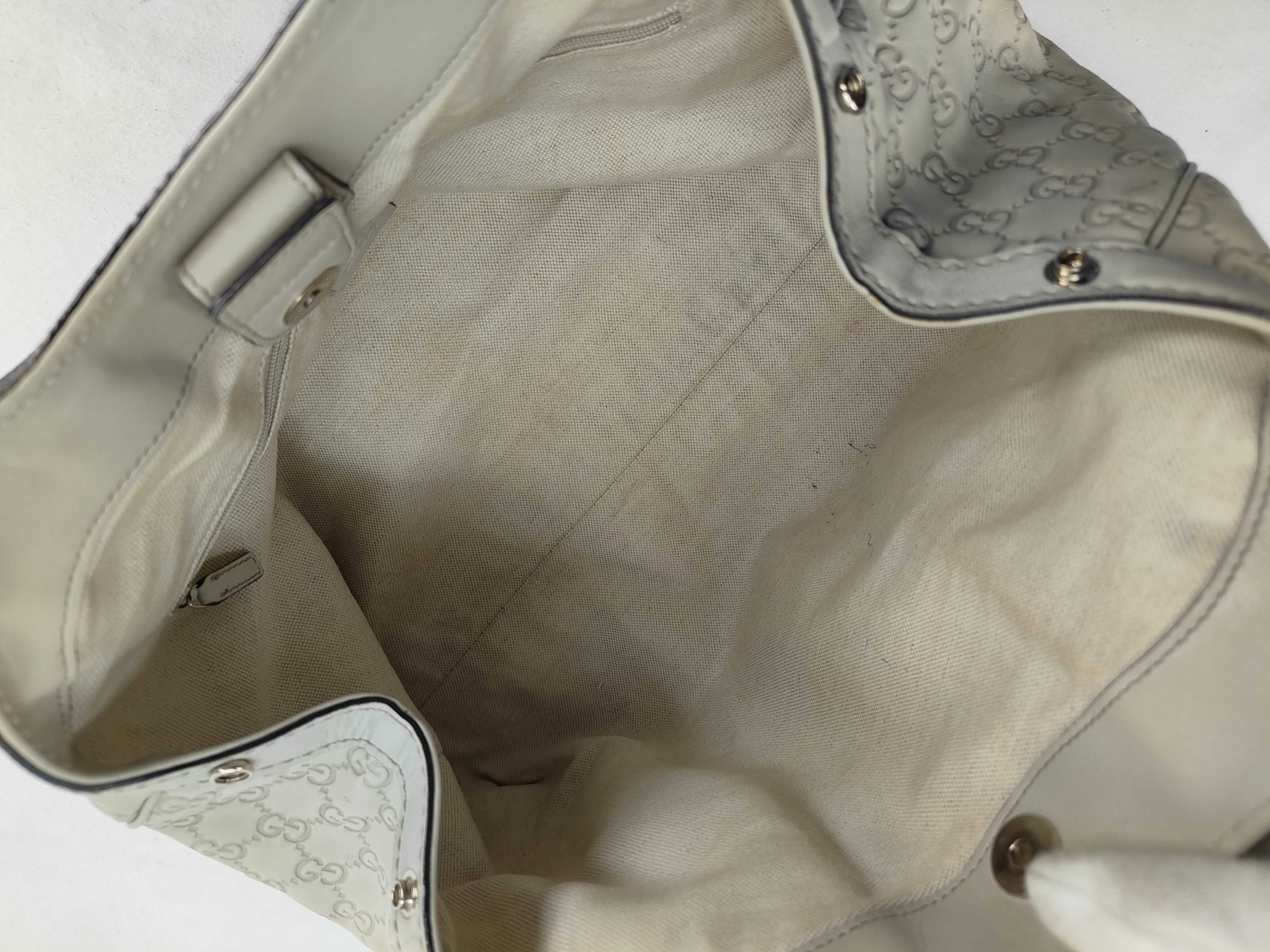 White Leather Pumpkin Shoulder Bag (Handbag) — view 9