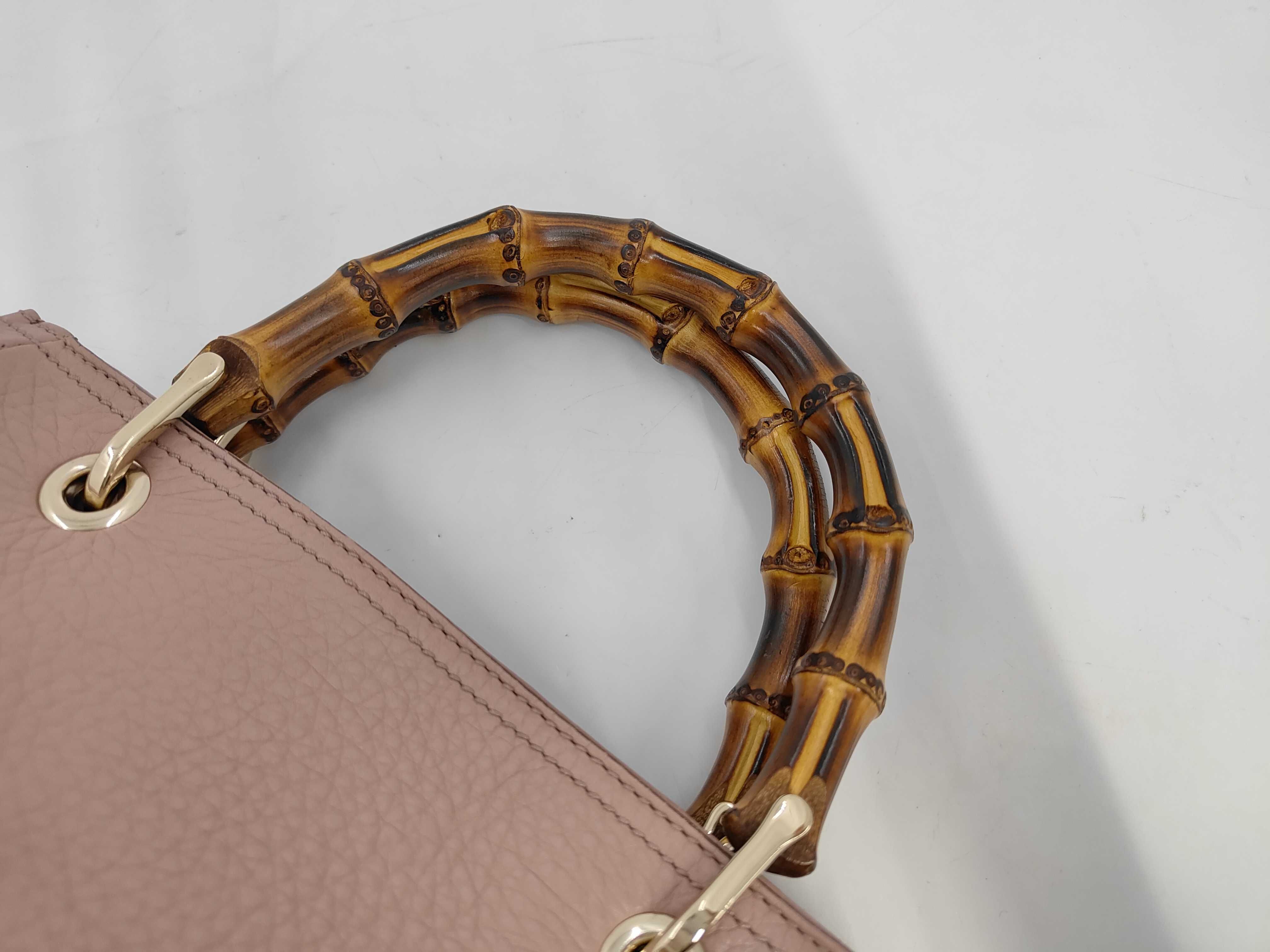 Gucci 2-way Bamboo 336032 Leather Handbag — view 5
