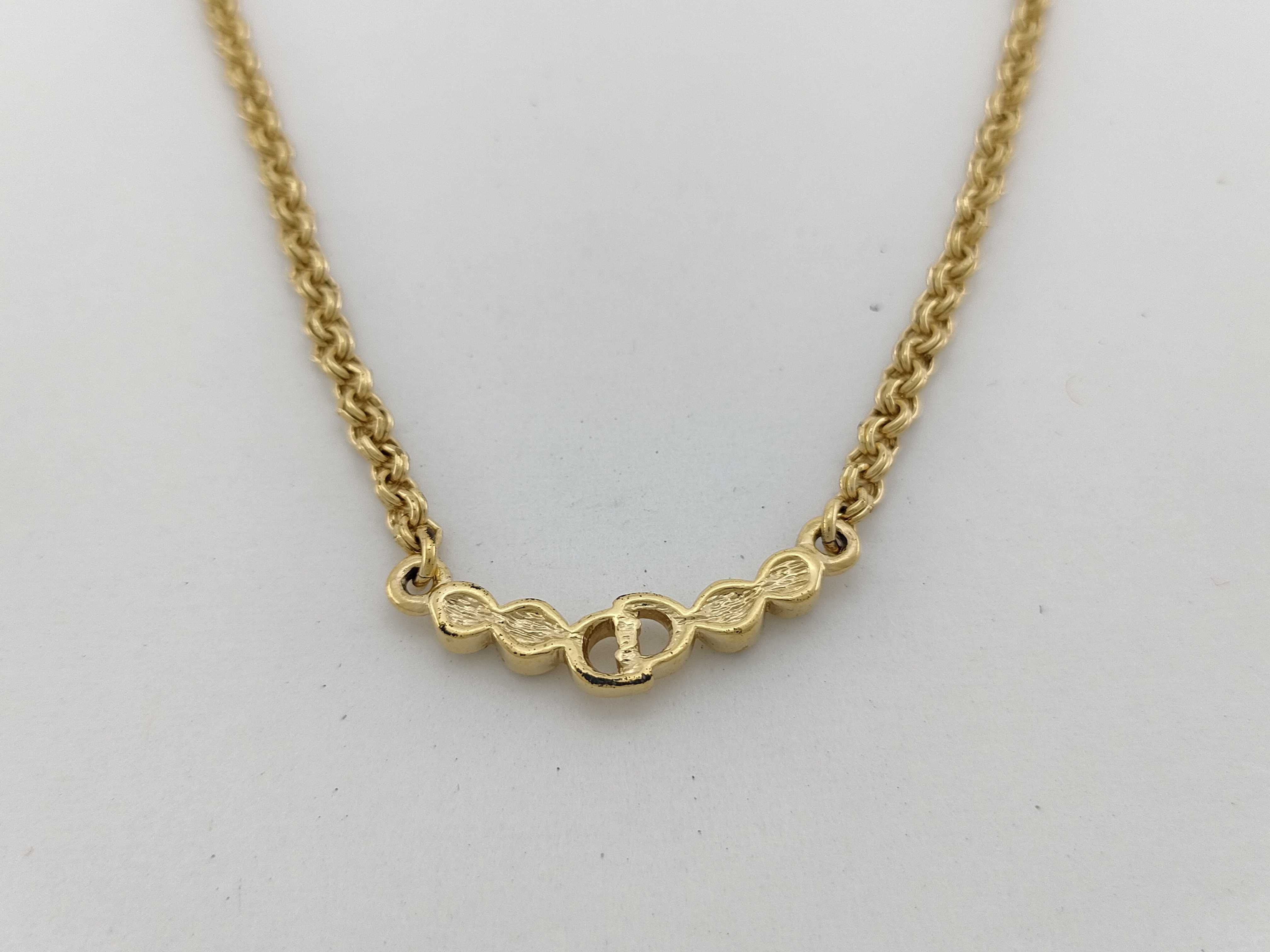 CD Rhinestone Necklace — view 2