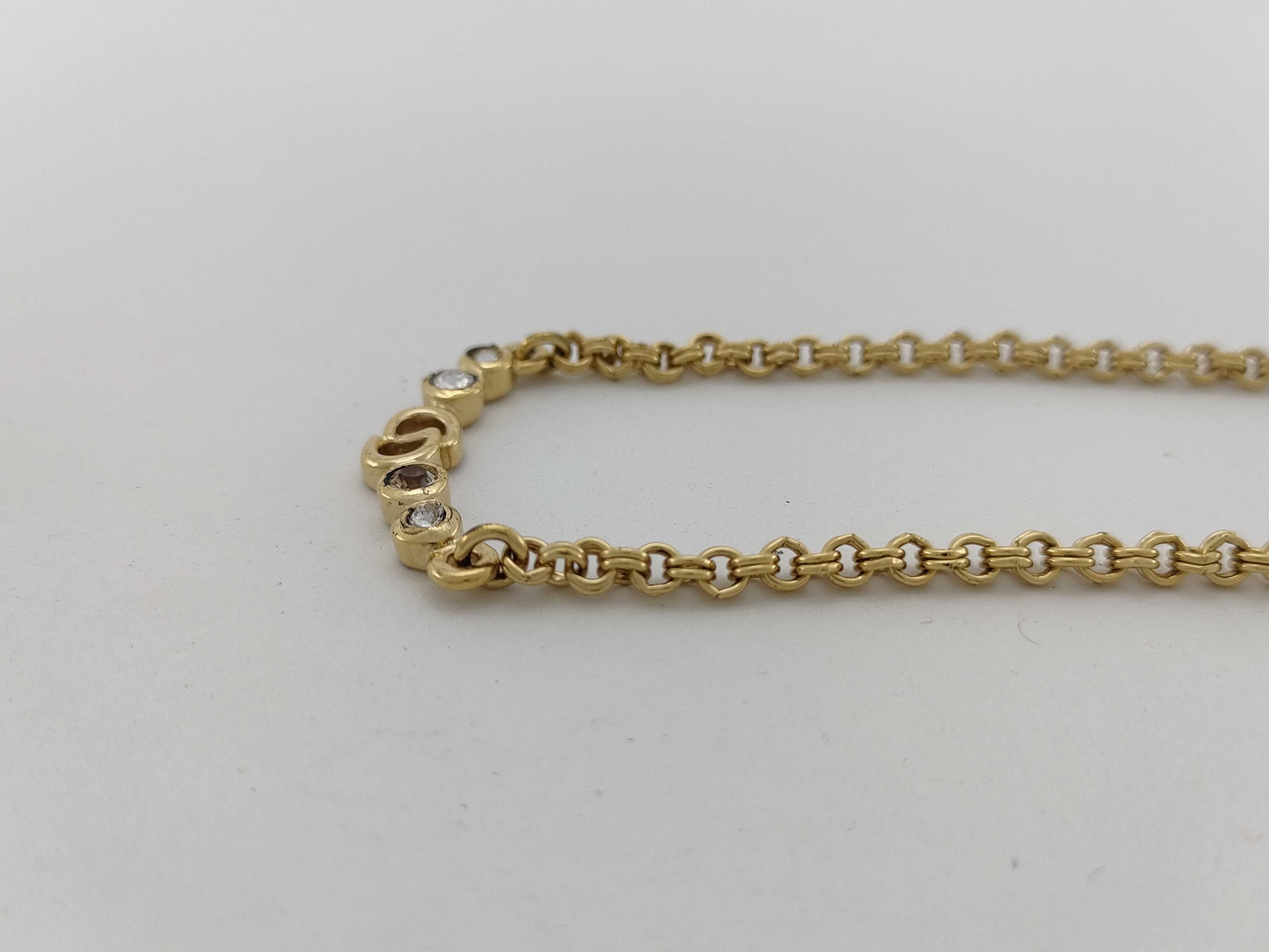 CD Rhinestone Necklace — view 3
