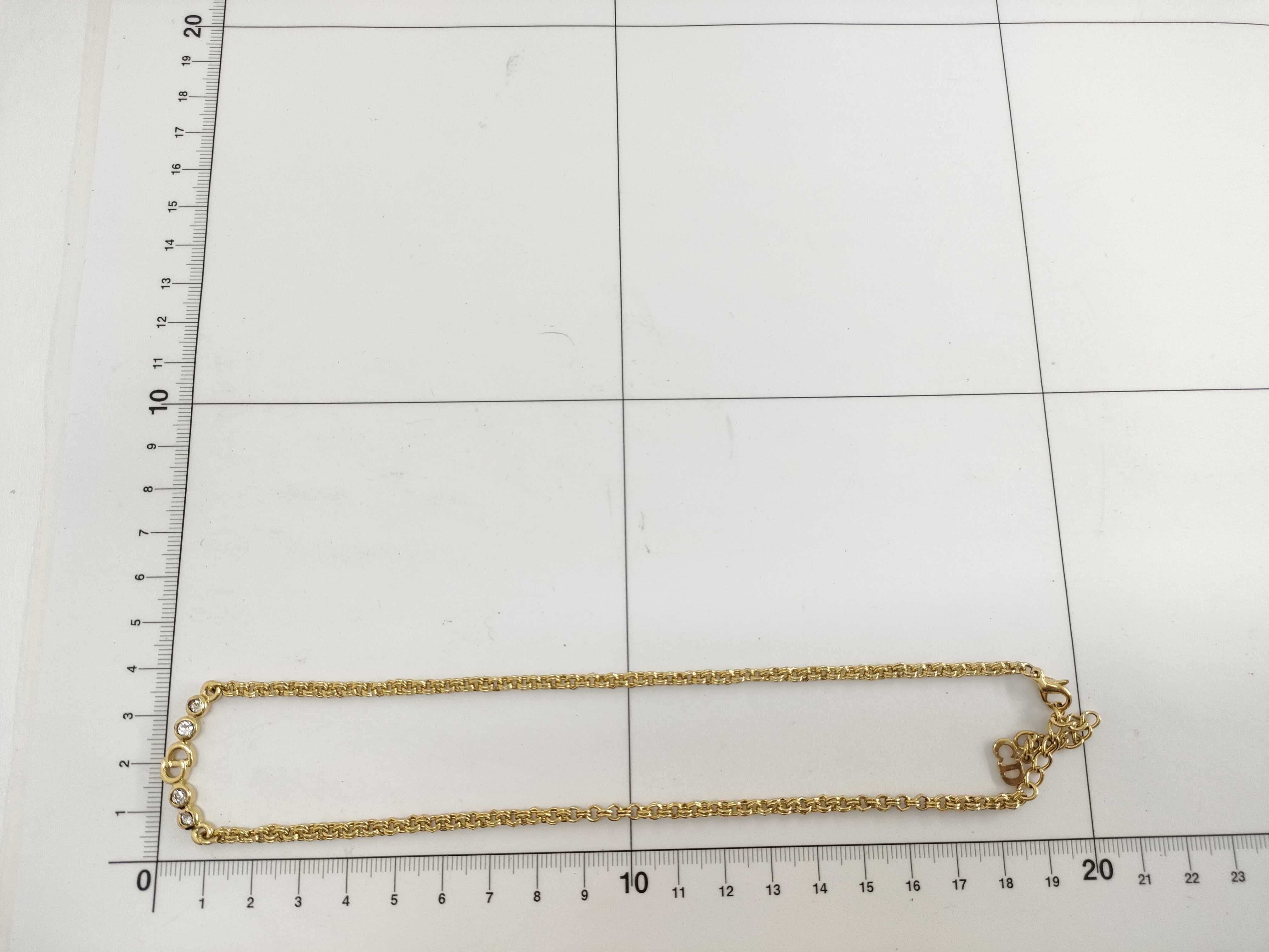 CD Rhinestone Necklace — view 6